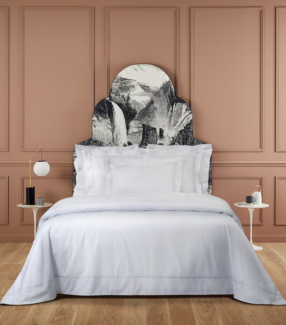 Yves Delorme Athena Blanc Square Pillowcase (65cm x 65cm) White