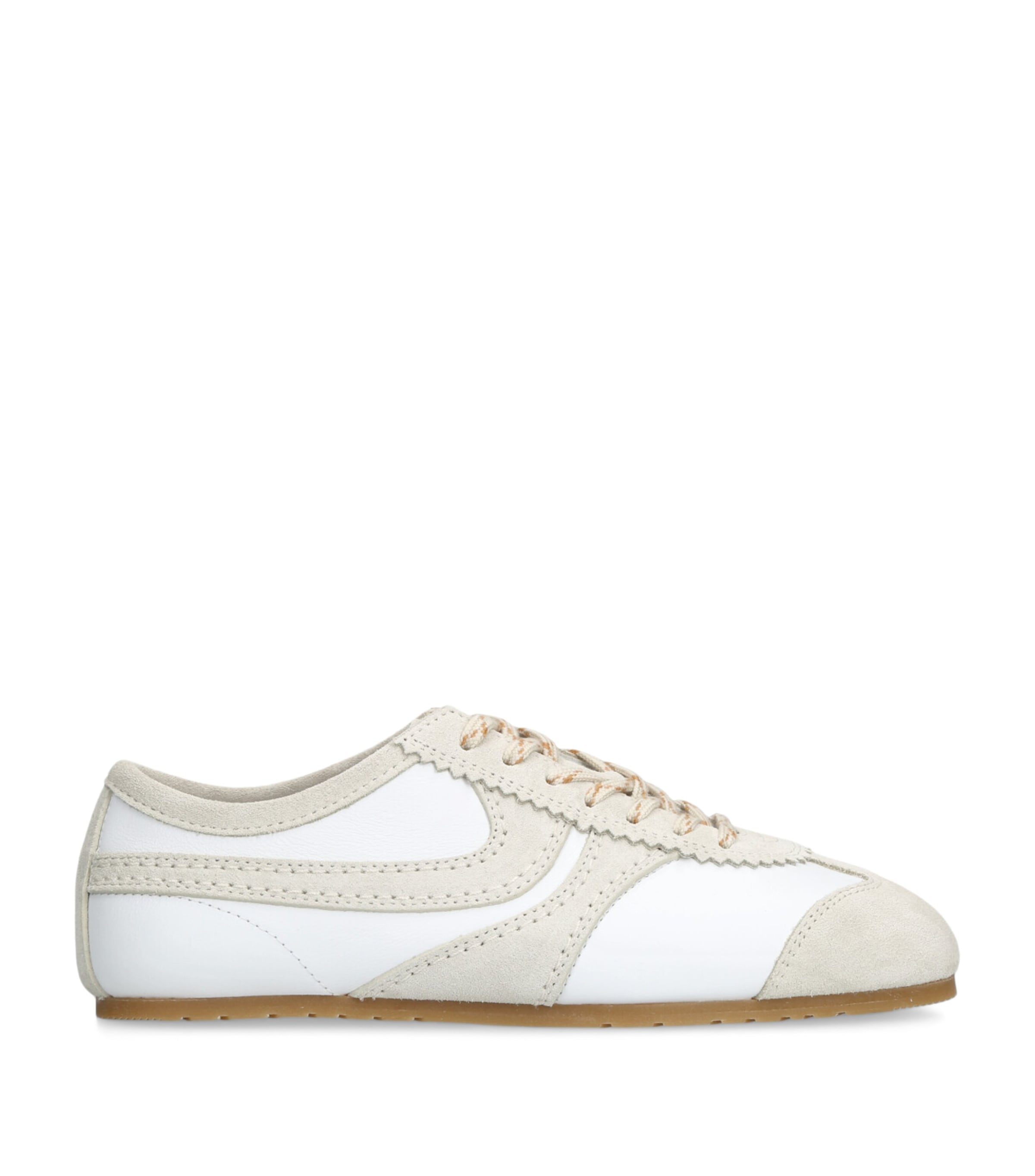 DRIES VAN NOTEN Suede Dustin Sneakers White