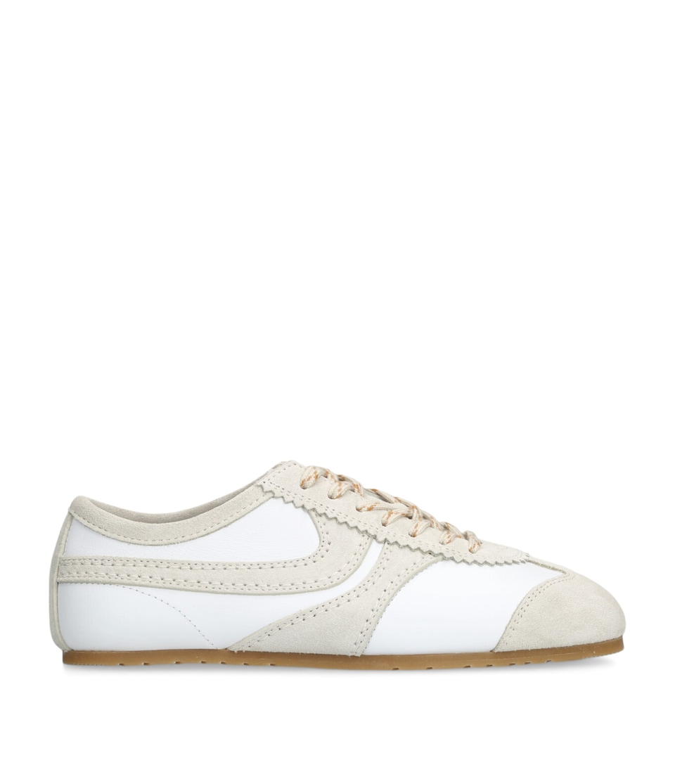 DRIES VAN NOTEN Suede Dustin Sneakers White