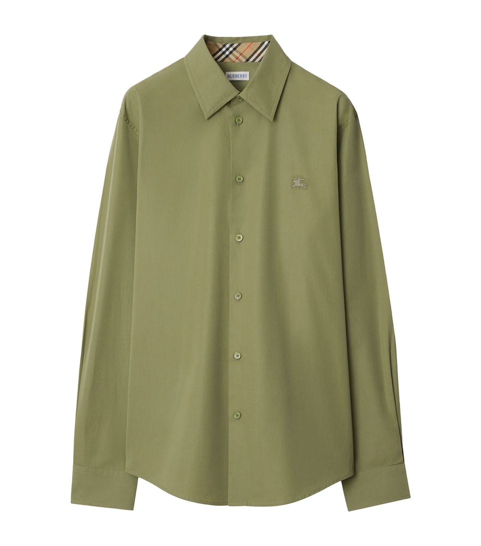 Cotton Poplin Slim Shirt