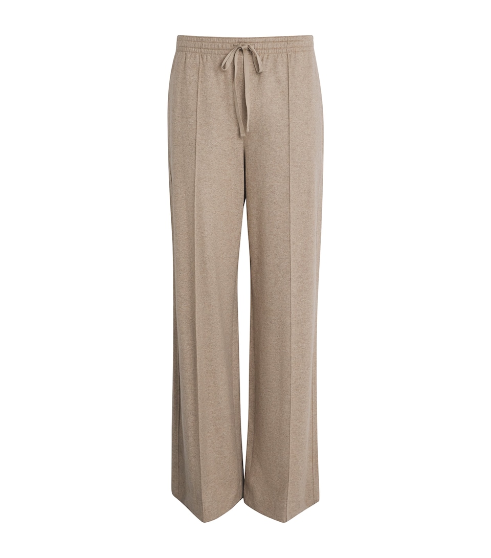 Wool-Blend Wide-Leg Trousers
