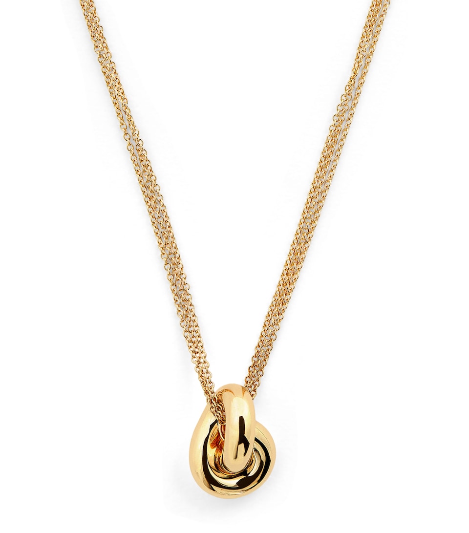 Yellow Gold Legacy Knot Necklace