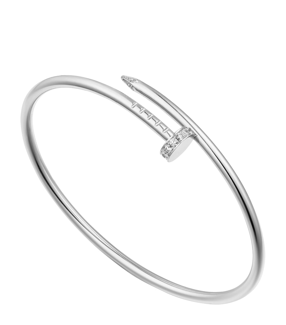 Cartier White Gold and Diamond Juste Un Clou Bracelet White Gold