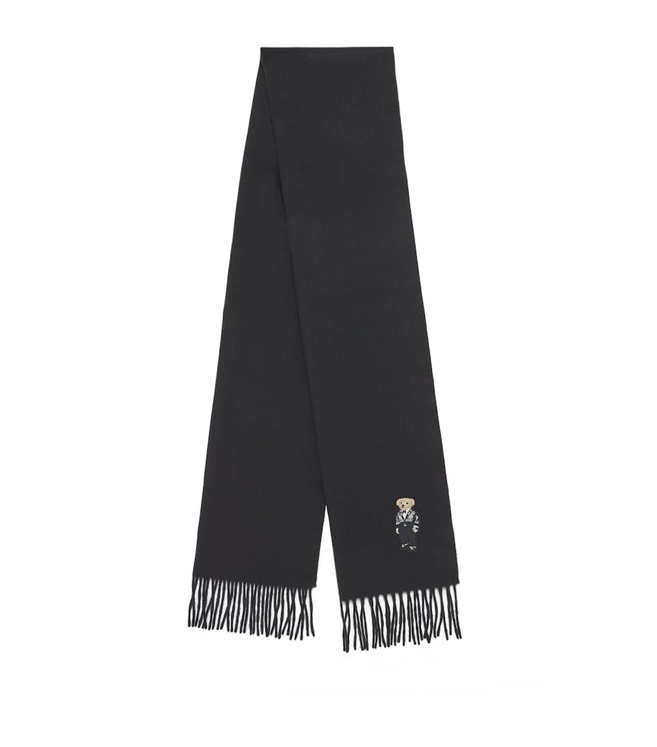 Cashmere Polo Bear Scarf
