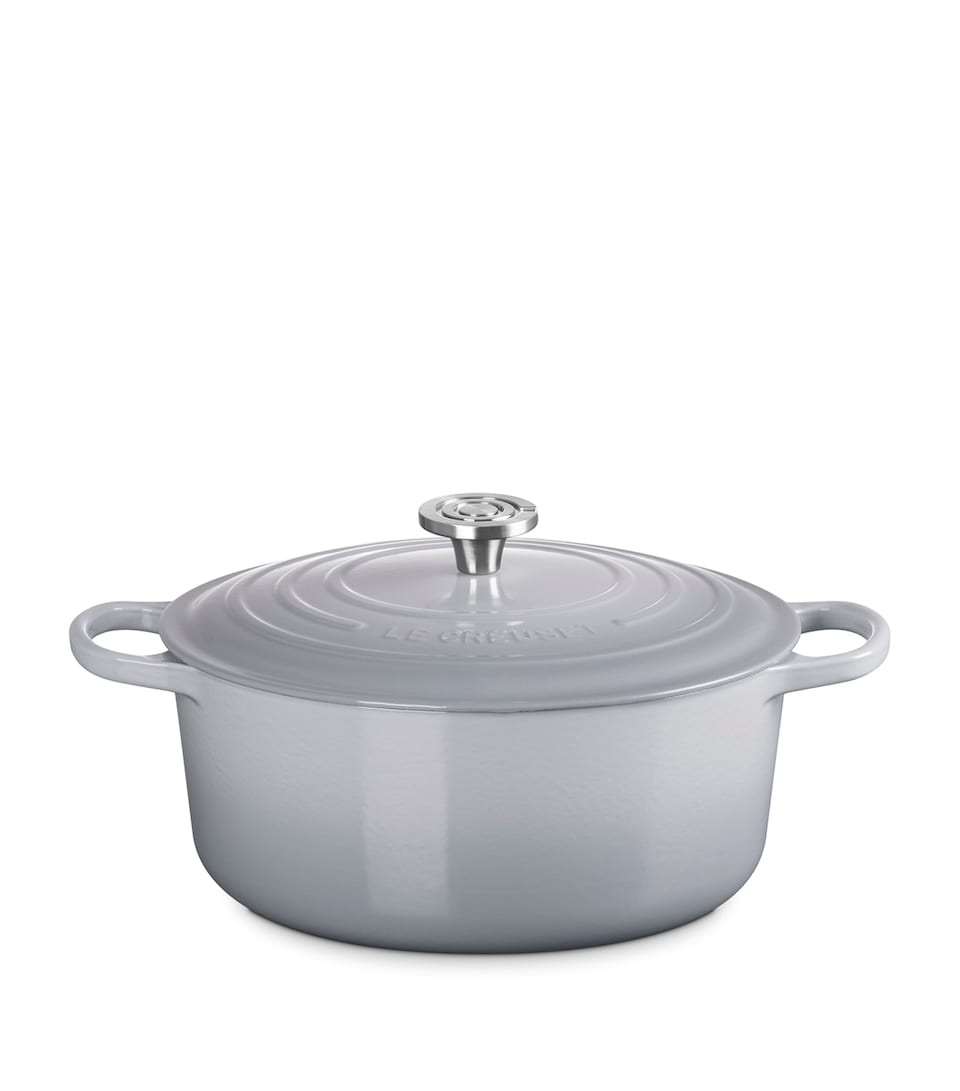 Le Creuset Cast Iron Round Casserole Dish (28cm) Blue