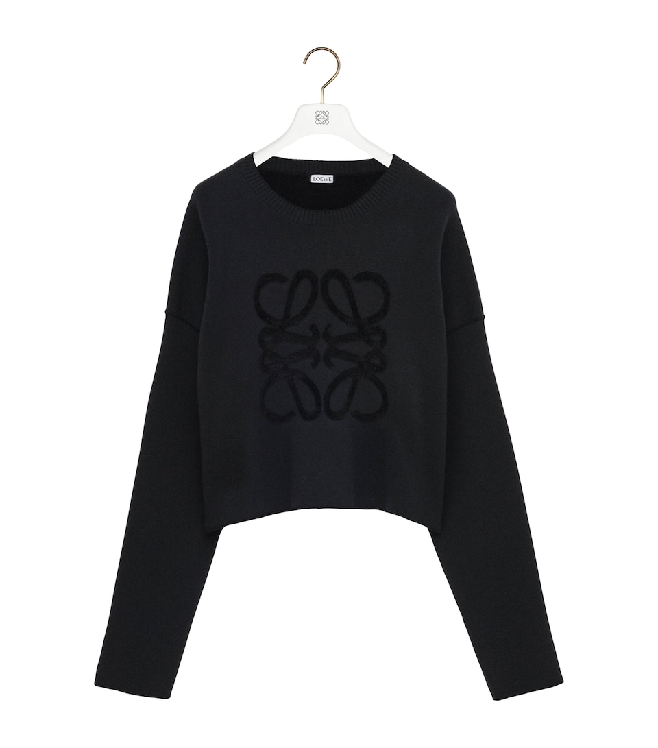 Wool-Blend Anagram Sweater