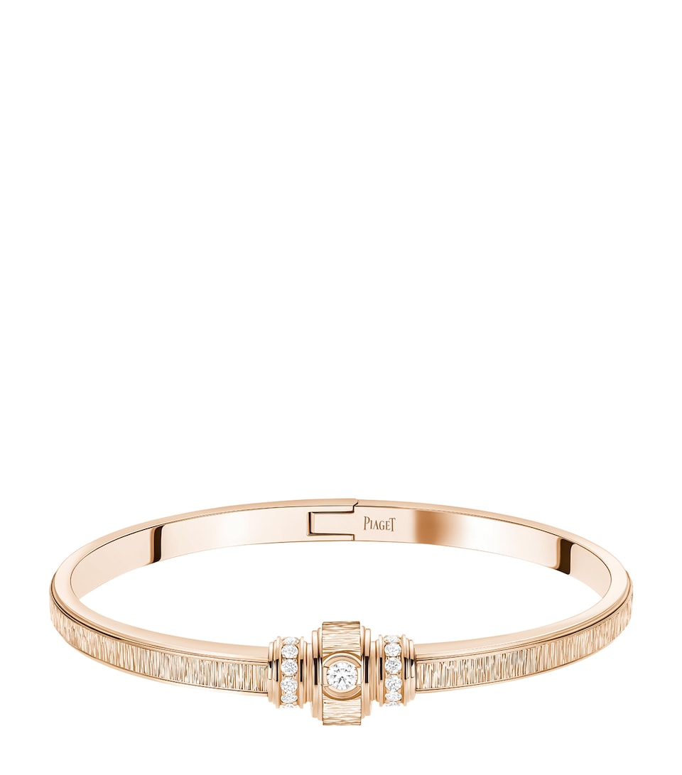 Rose Gold and Diamond Possession Bracelet