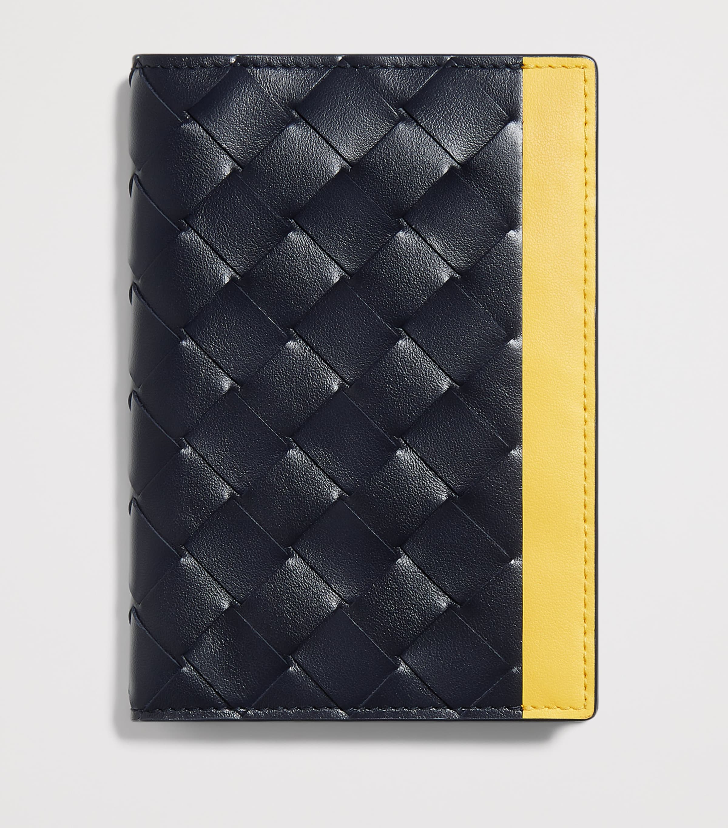 Bottega Veneta Leather Intrecciato Passport Holder