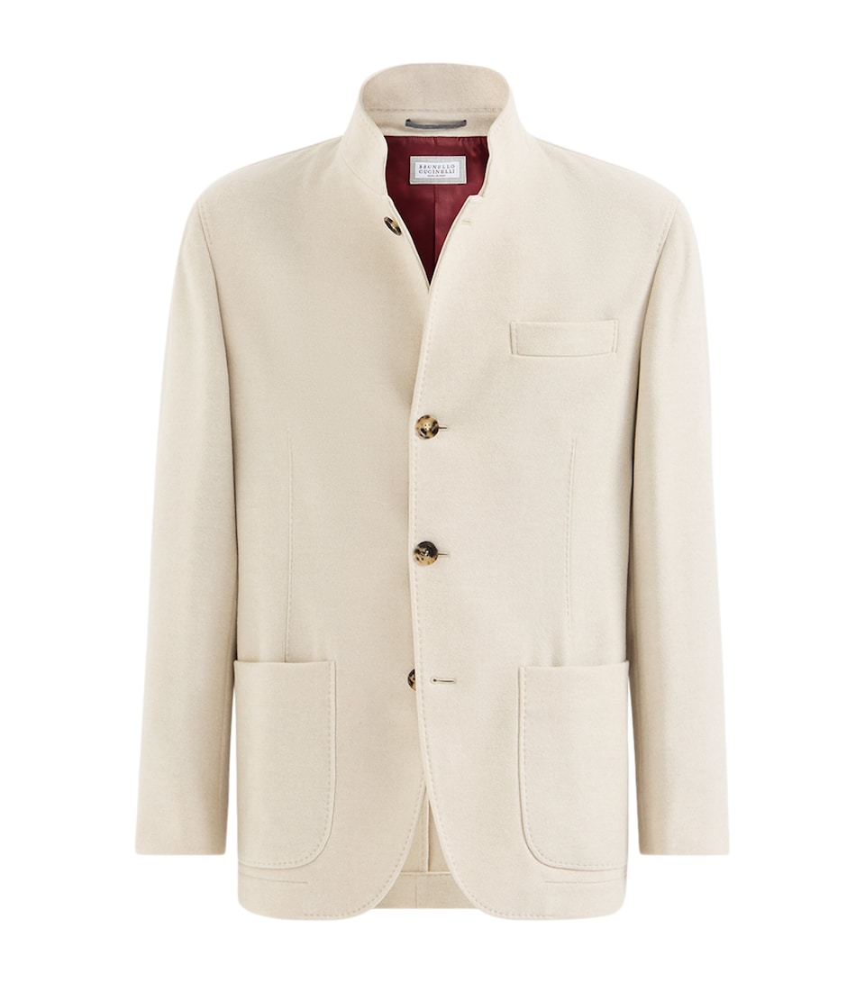 Brunello Cucinelli Mens Cashmere Water-Resistant Coat