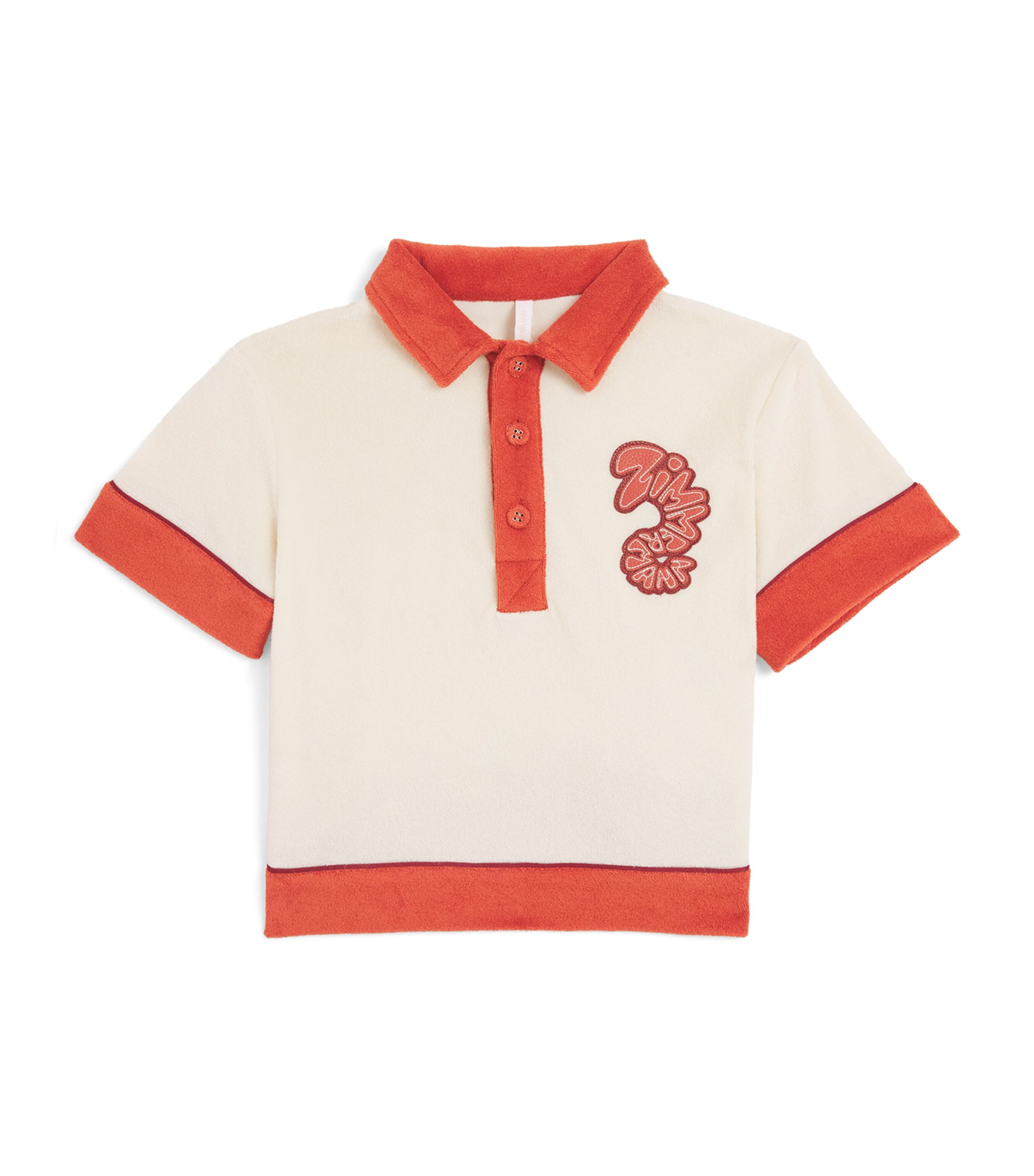 Zimmermann Kids Mahon Polo Shirt (2-12 Years) Cream