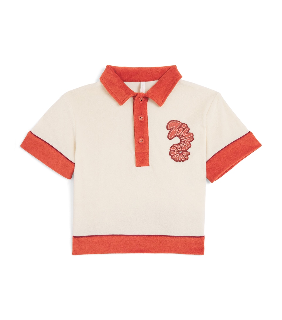 Zimmermann Kids Mahon Polo Shirt (2-12 Years) Cream