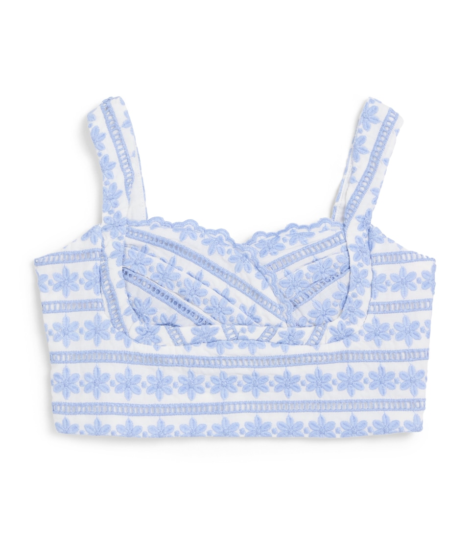 MARLO Frilled Odessa Top (2-16 Years) Powder Blue
