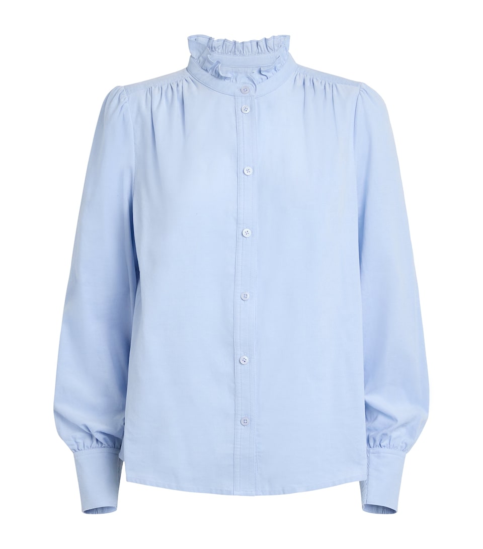 Cotton-Blend Corduroy Blouse