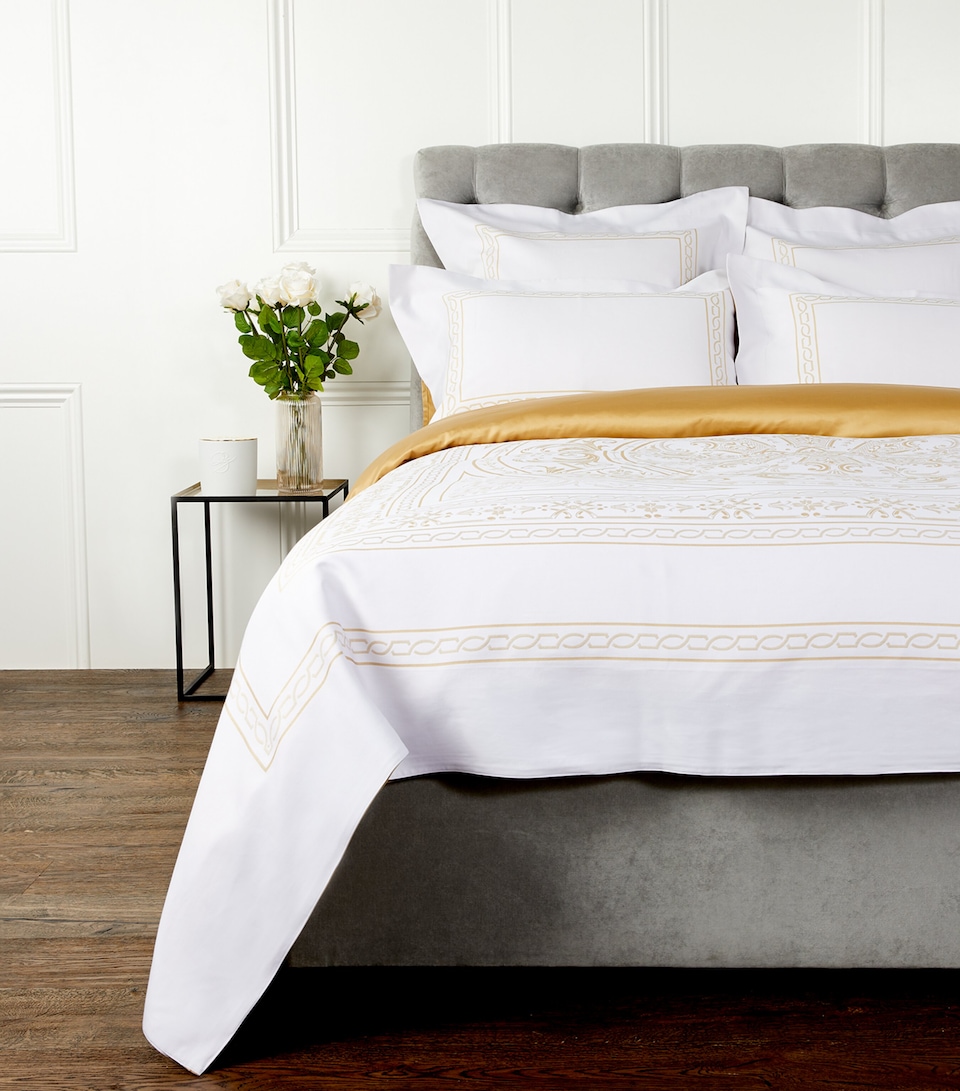 Celso De Lemos Versailles Square Pillowcase (65cm x 65cm) Miel