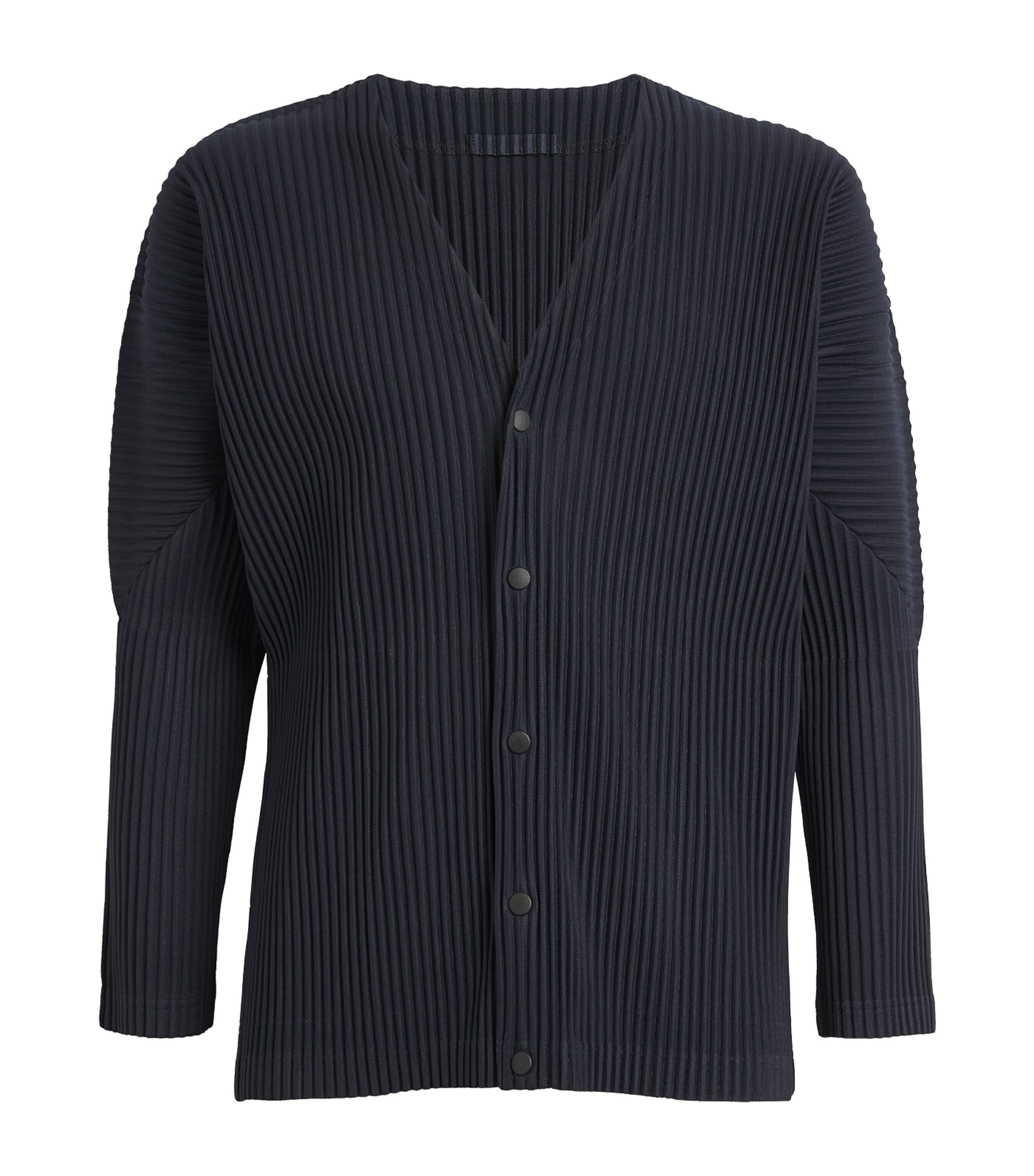 Homme Plissé Issey Miyake Mens Basics Pleated Cardigan