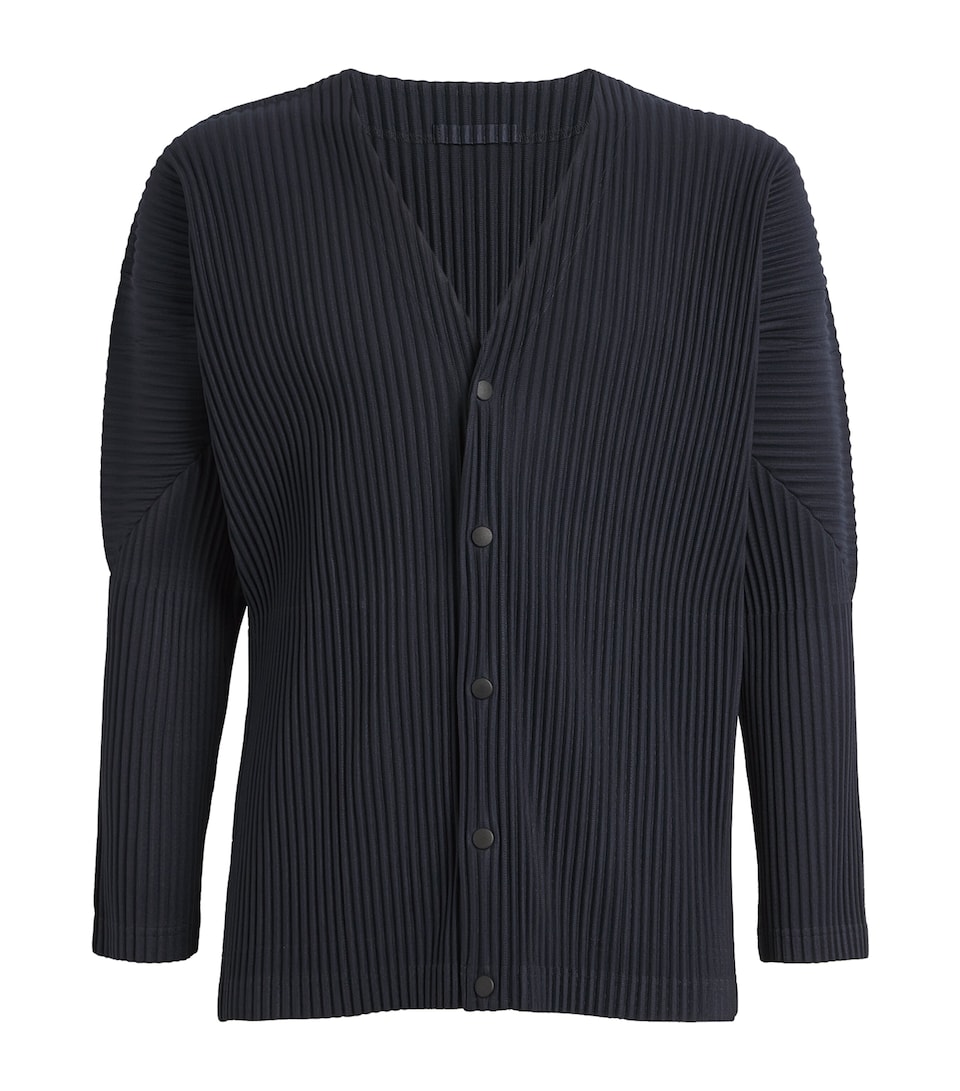 Homme Plissé Issey Miyake Mens Basics Pleated Cardigan