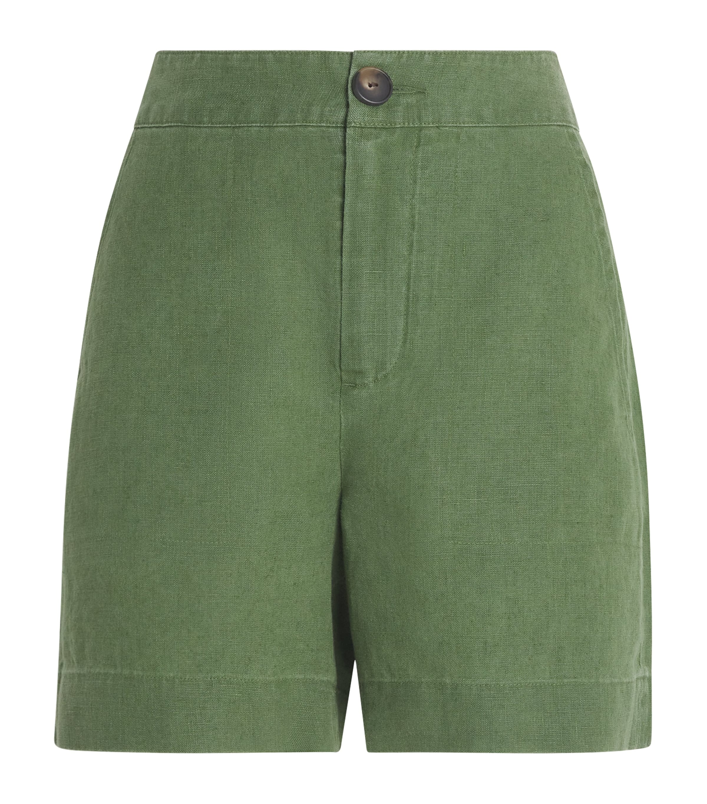 Vince Womens Hemp Bermuda Shorts Herb
