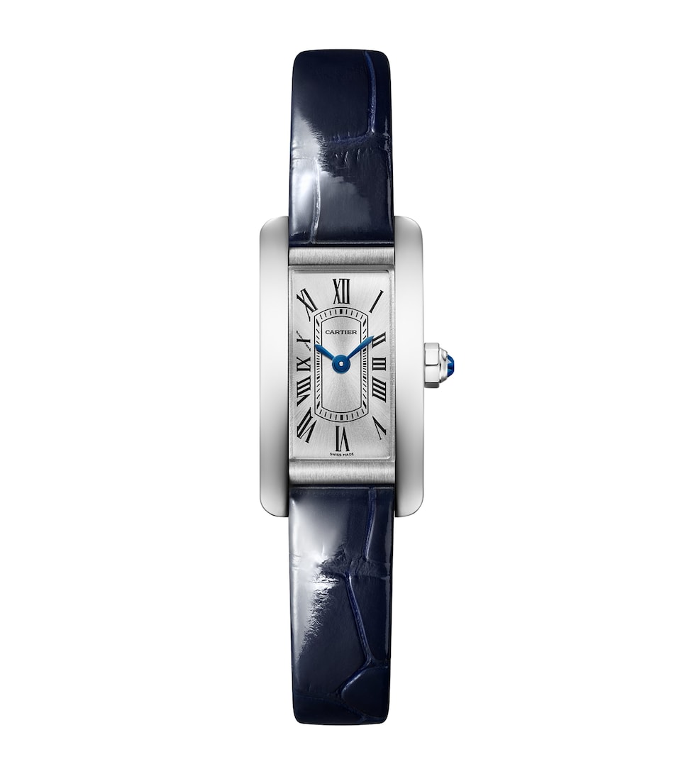 Mini Stainless Steel Tank Américaine Watch 15.2mm