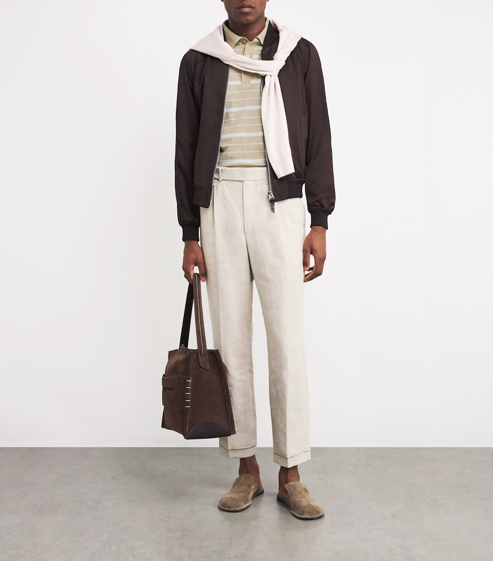 Cotton Striped Polo Shirt