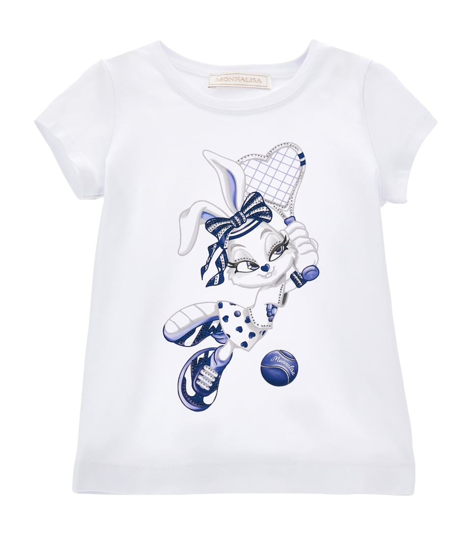 Stretch-Cotton Bunny T-Shirt (2-16 Years)