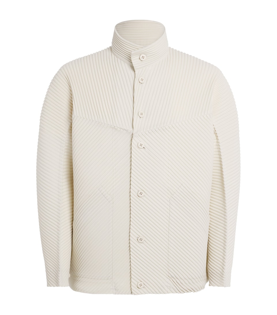 Pleated Bomber Jacket