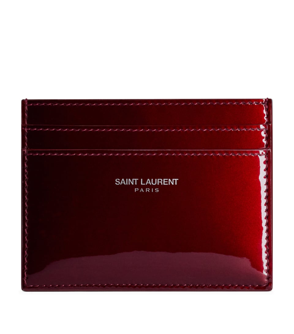 Patent Leather Card Holder