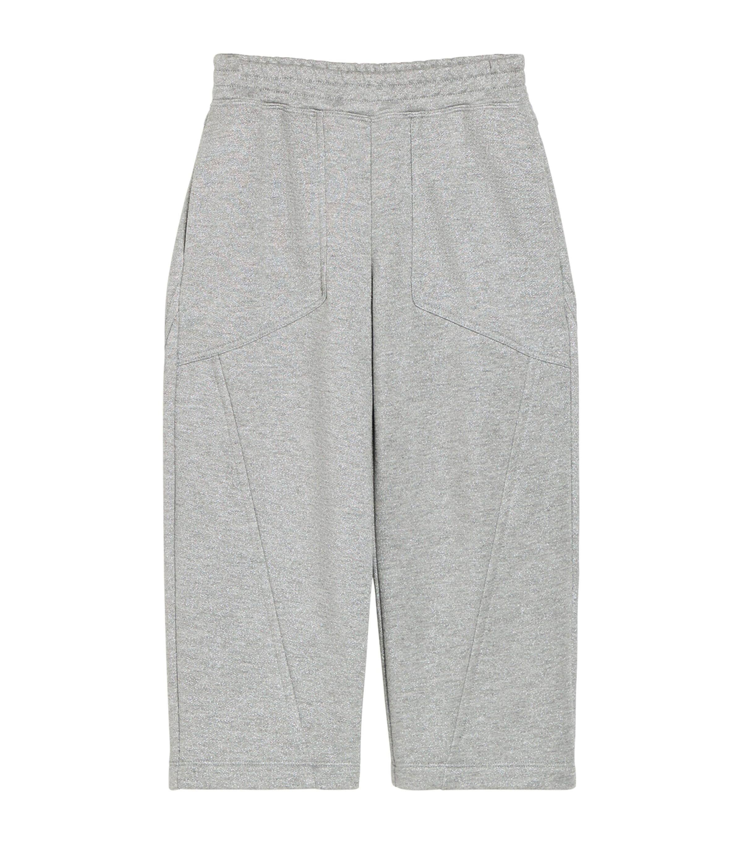 Brunello Cucinelli Kids Sparkling French Terry Track Pants (12-12+ Years) Light Grey