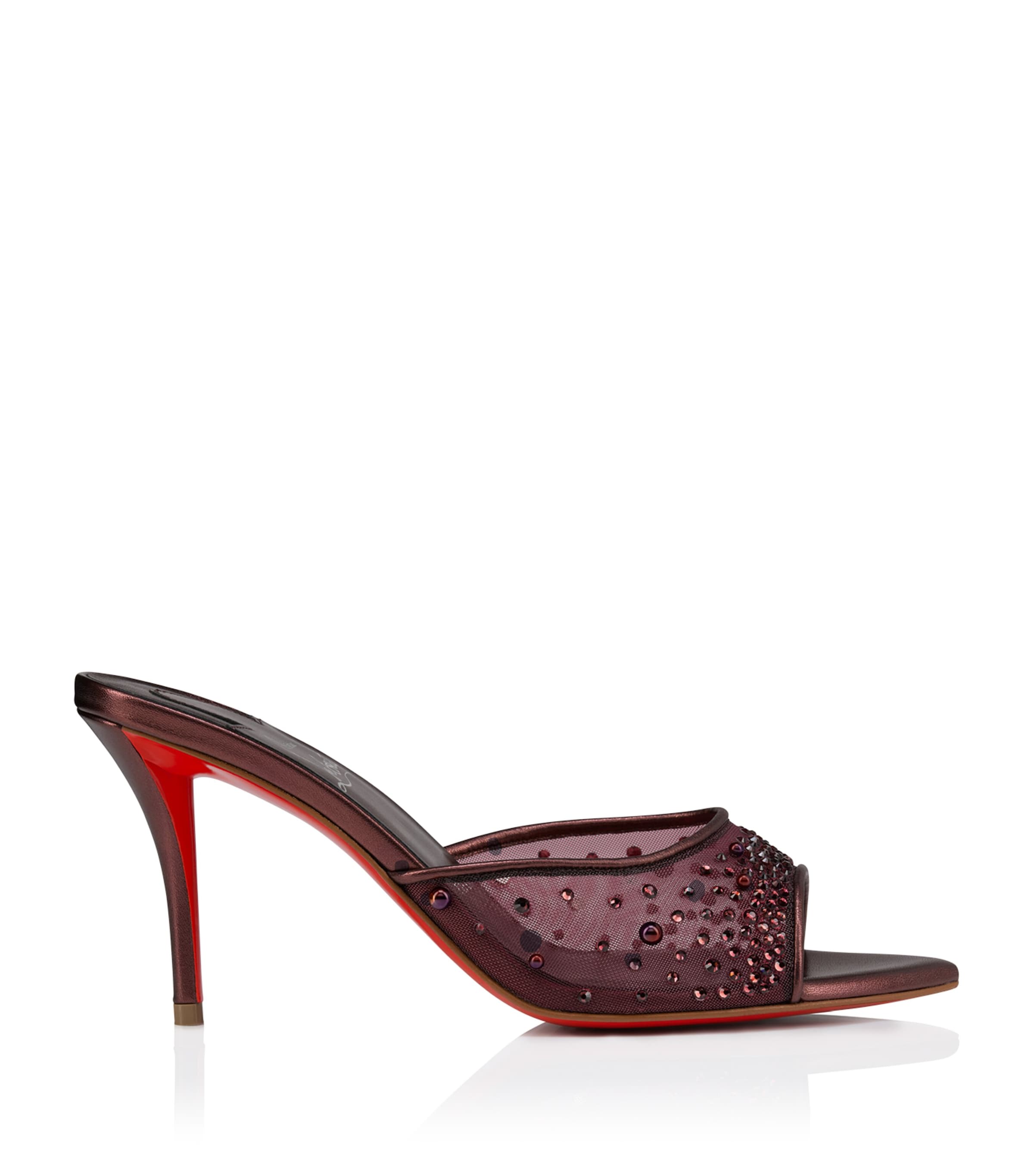 Christian Louboutin Miss Z Embellished Mules 80