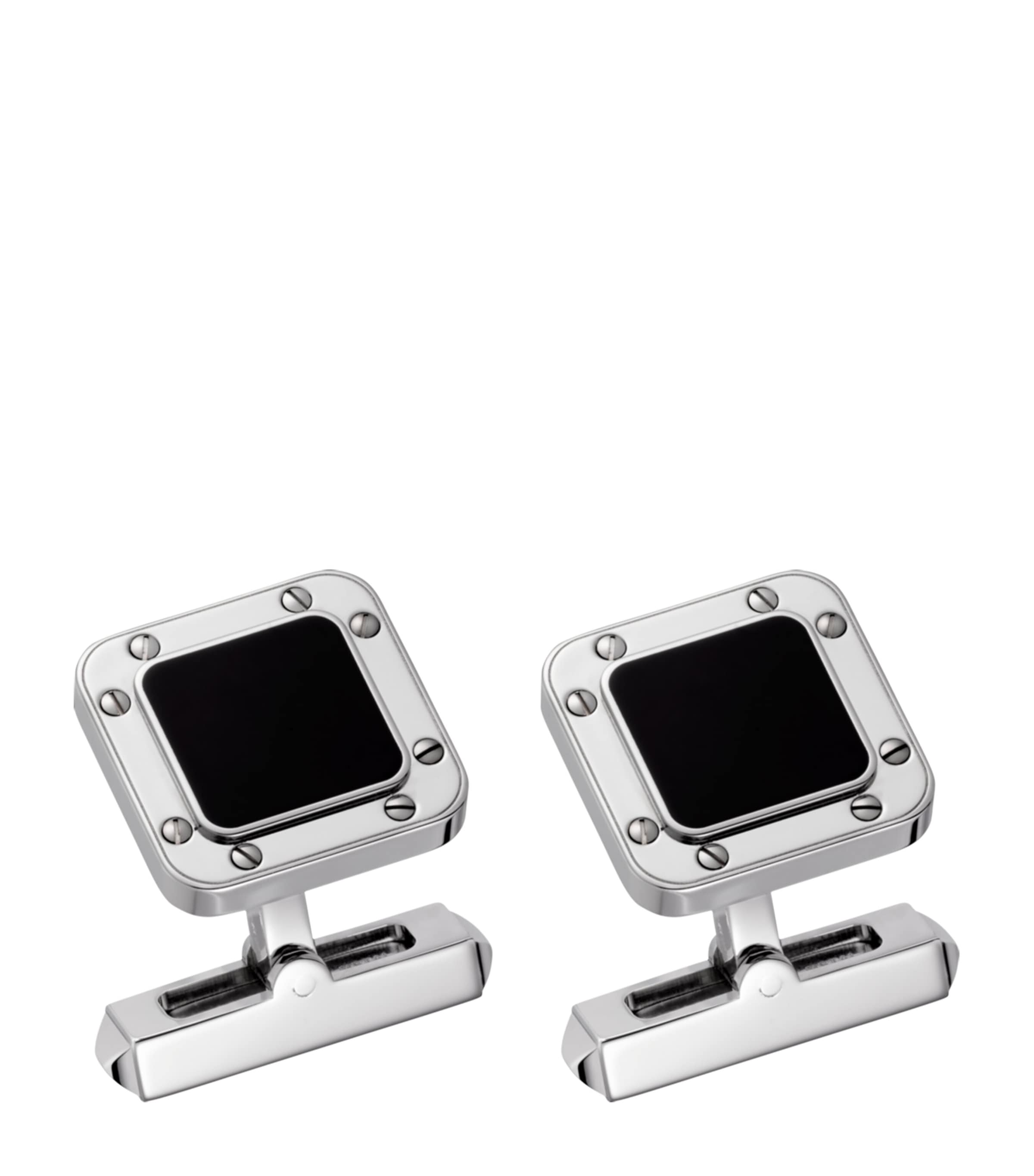 Sterling Silver Santos de Cartier Cufflinks