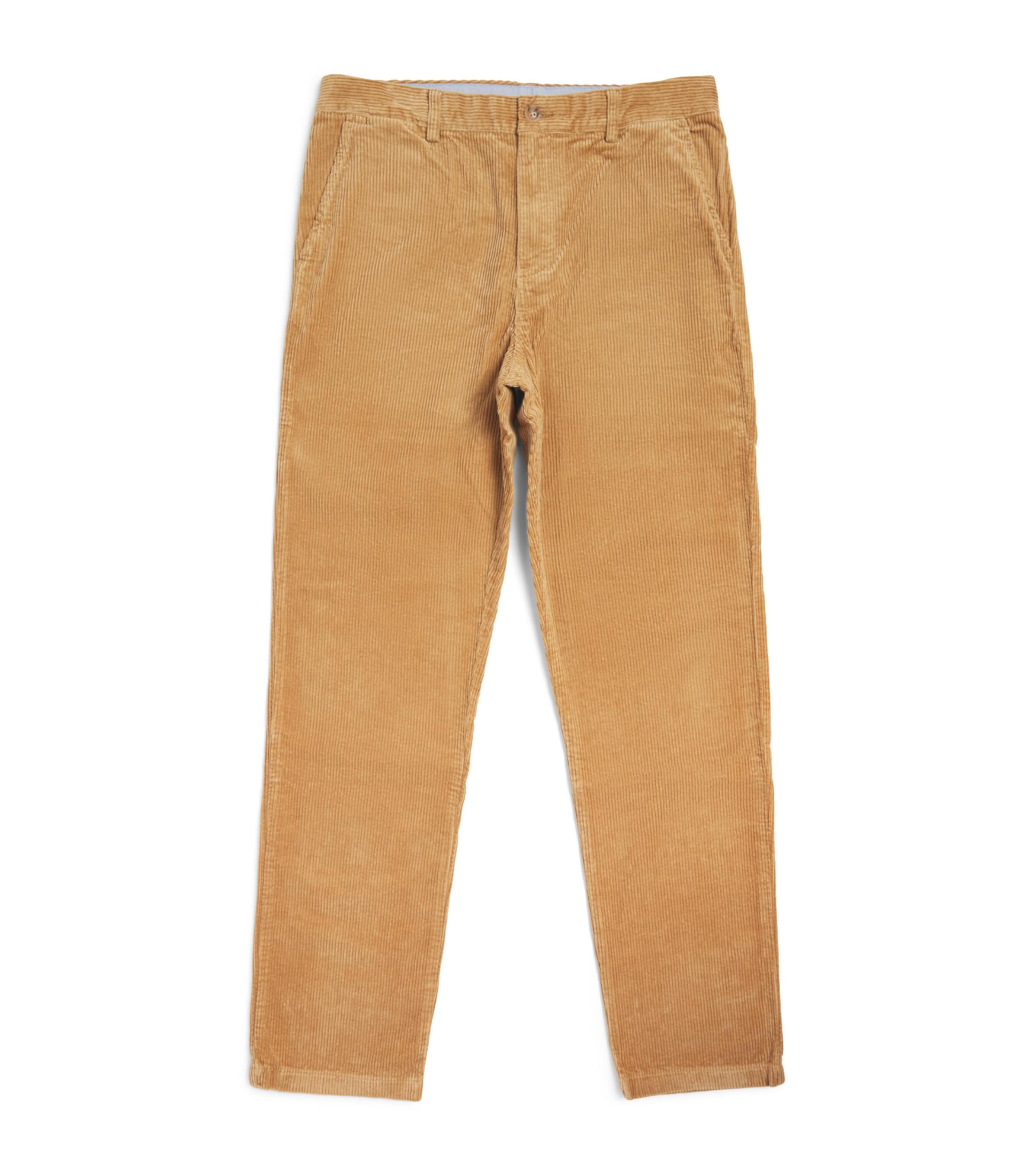 Ralph Lauren Kids Corduroy Bedford Straight Trousers (13-14 Years) Jodphur Tan