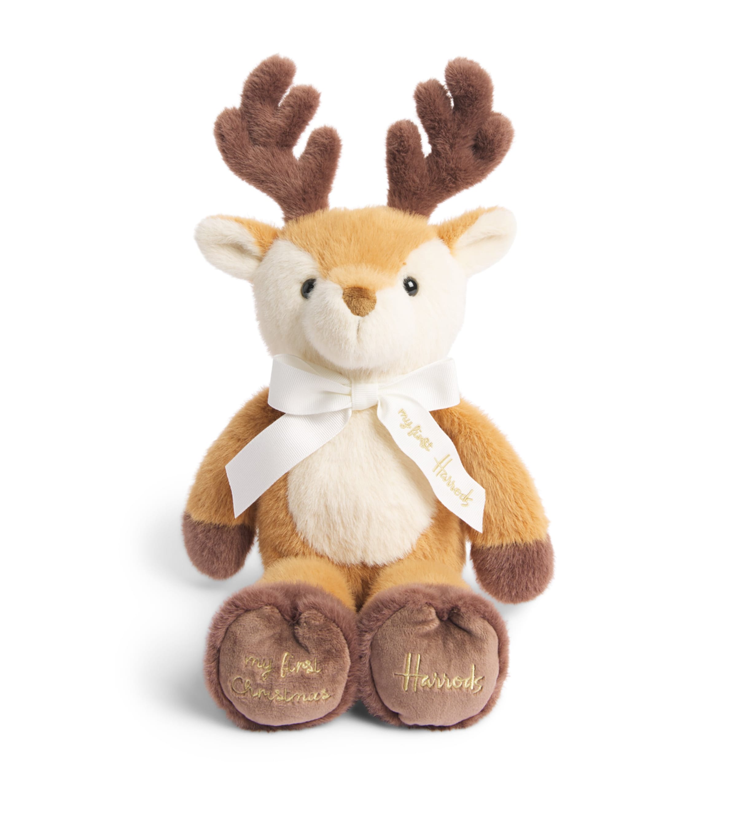 Harrods My First Christmas Reindeer Soft Toy (44cm)