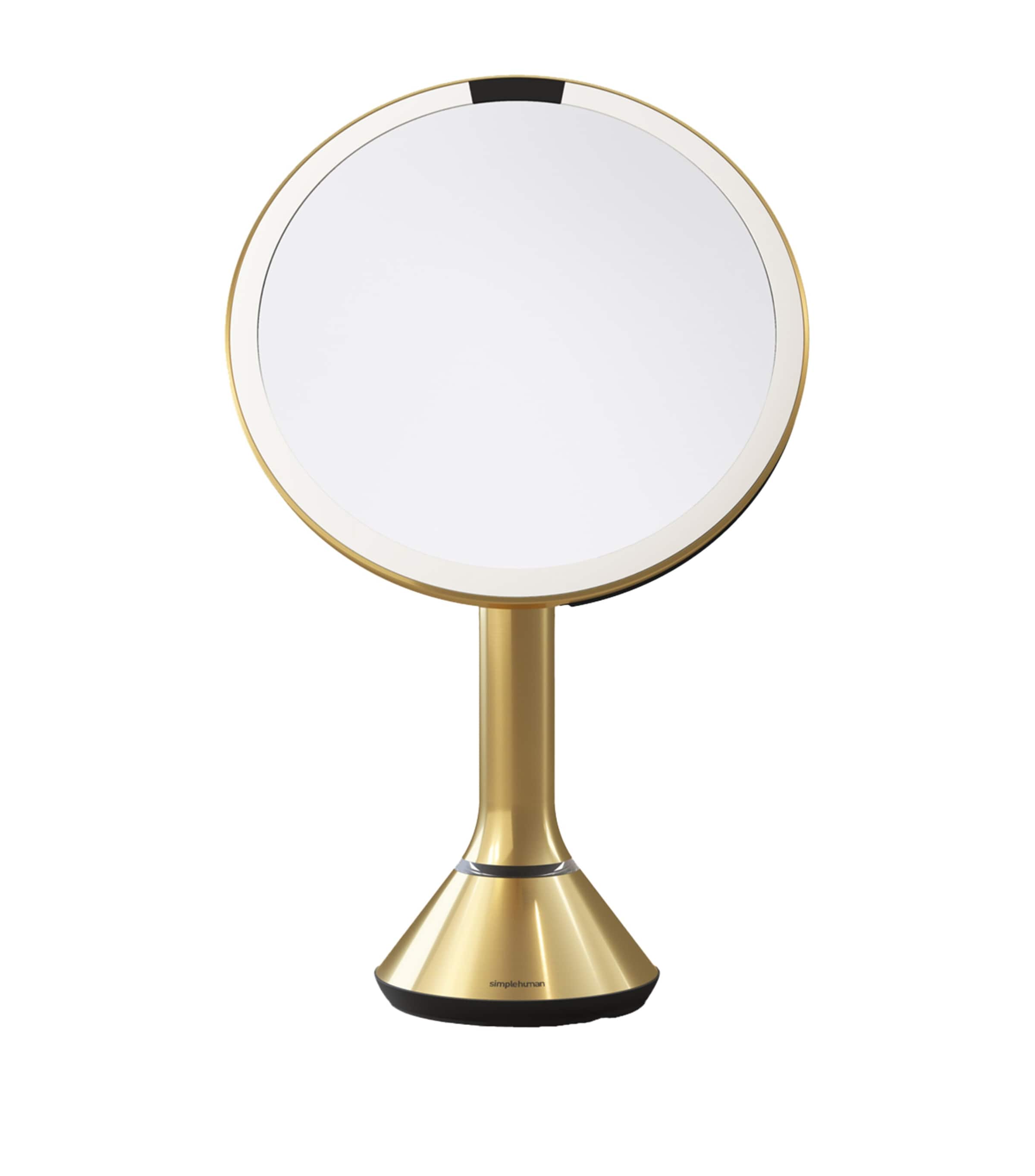 Simplehuman Round Sensor Touch Mirror Brass Stn Steel