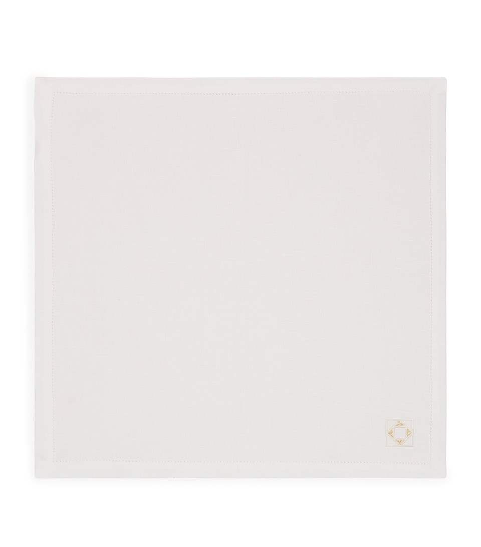 Linen Embroidered Liri Napkin (45cm x 45cm)