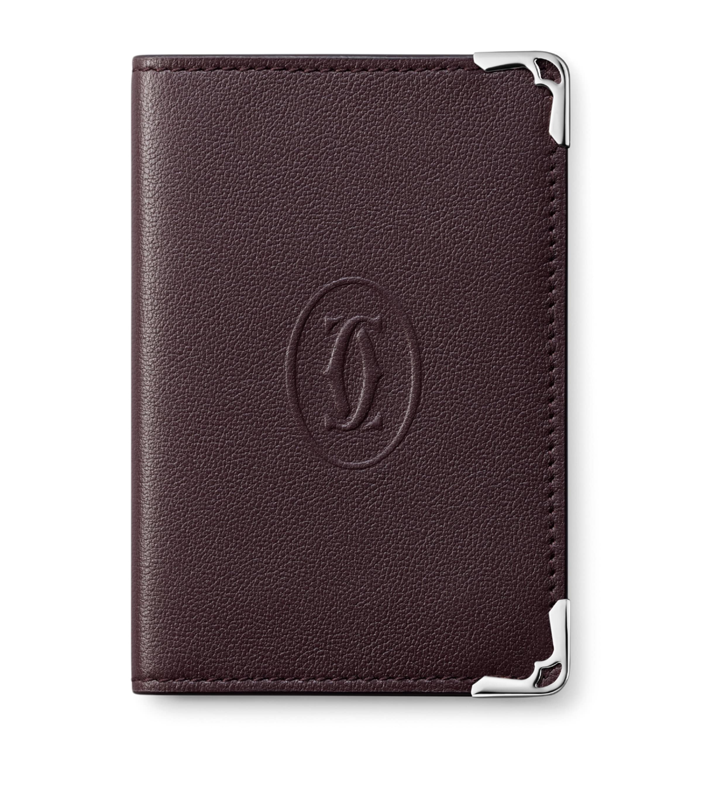 Cartier Leather Must de Cartier Card Holder Ebony/pistachio