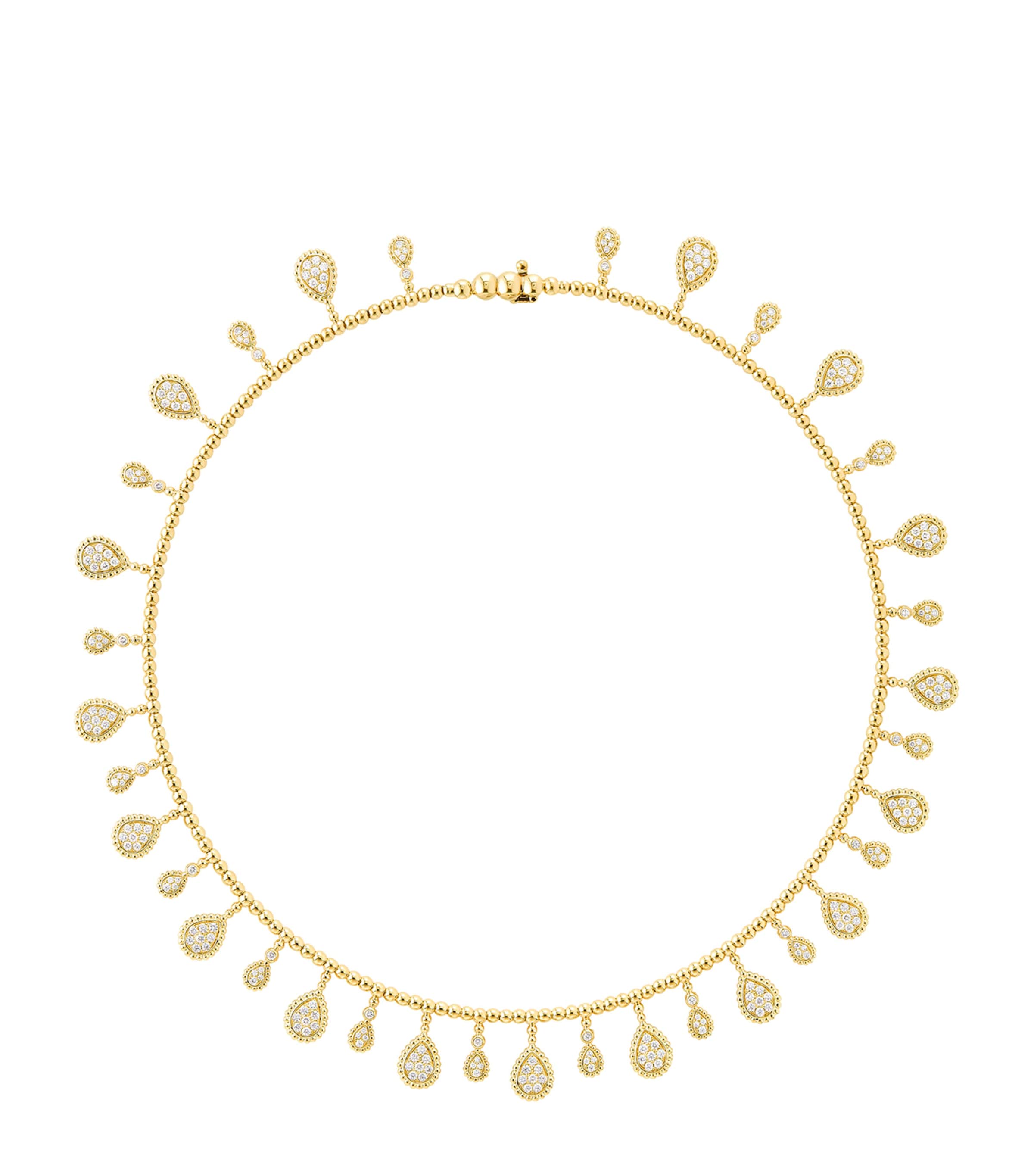Yellow Gold and Diamond Serpent Bohème Solarité Necklace