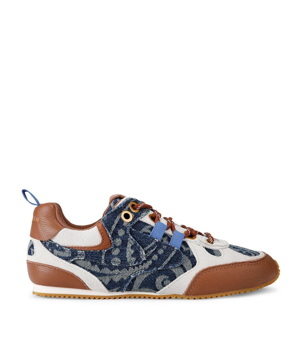 Kurt Geiger London Denim Slim Runner Sneakers Blue/pal.c