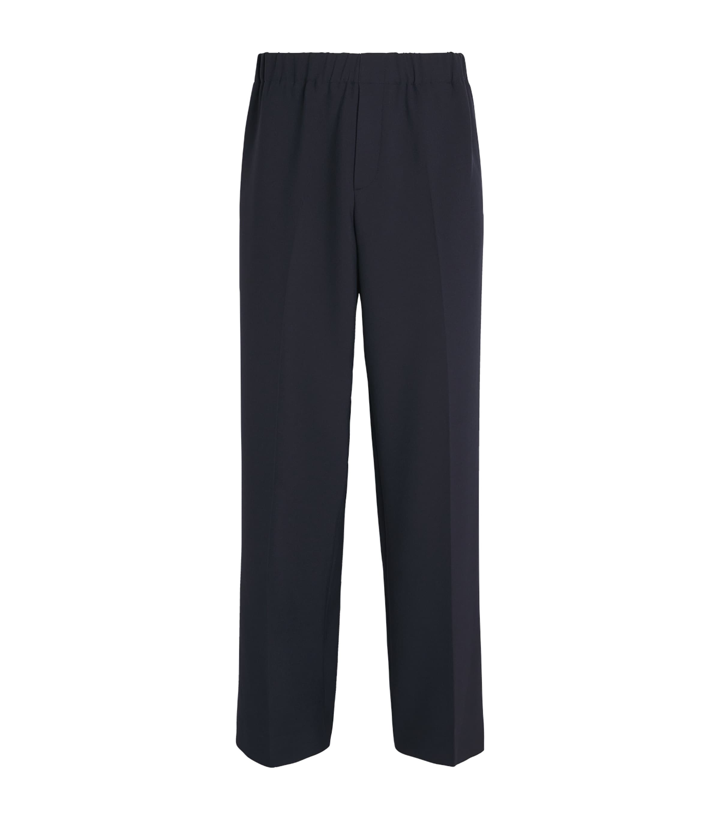 Wide-Leg Tailored Trousers