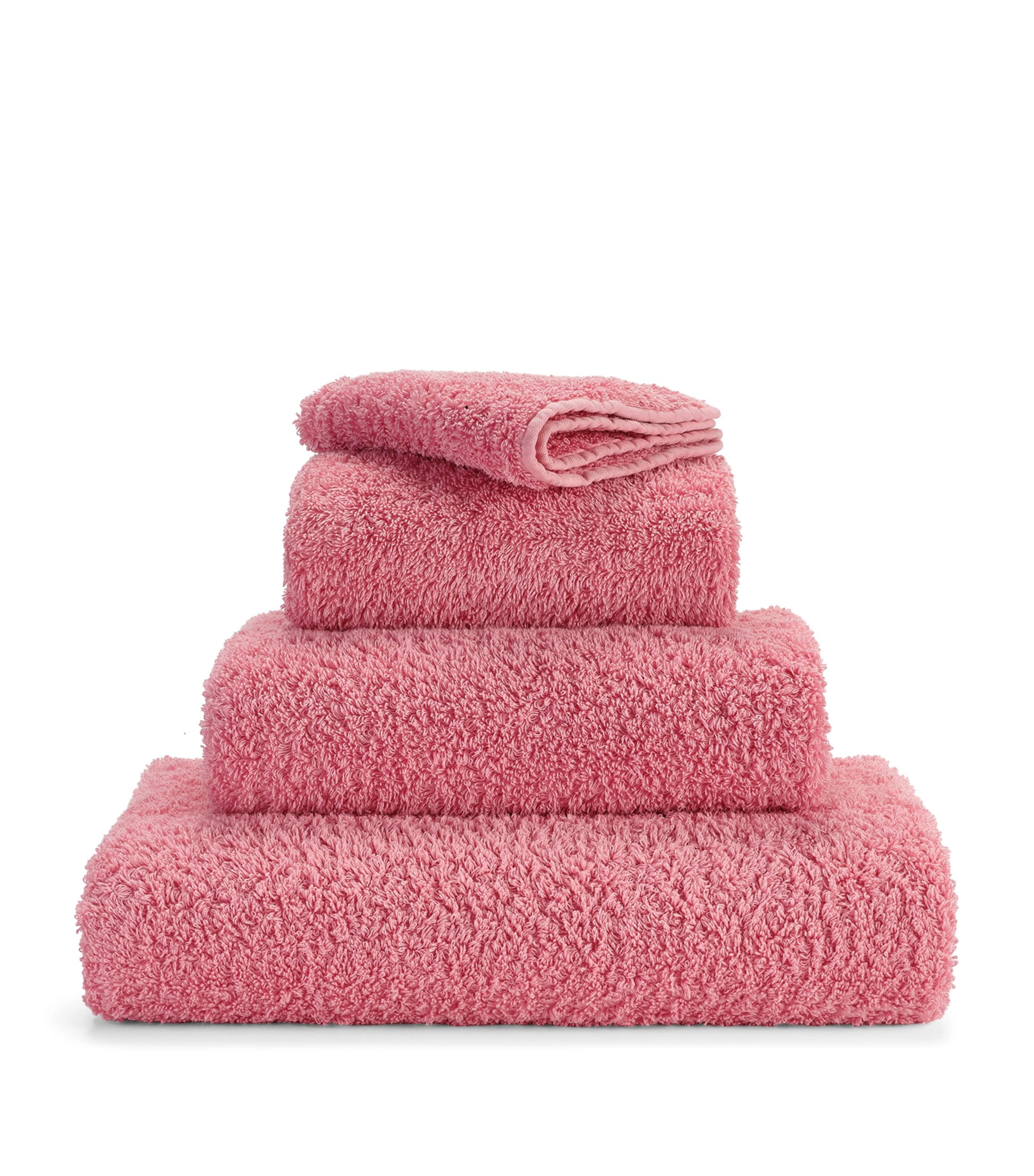 Abyss & Habidecor Super Pile Face Cloth (30cm x 30cm) Flamingo