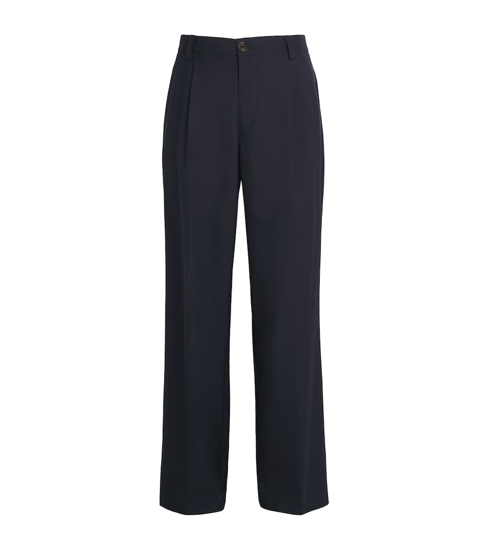 Wool Orsman Wide-Leg Trousers