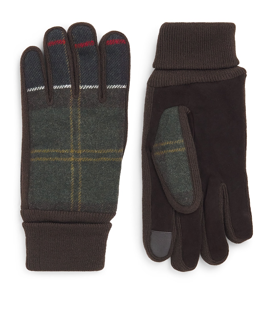 Barbour Tartan Hackney Gloves Classic Tartan