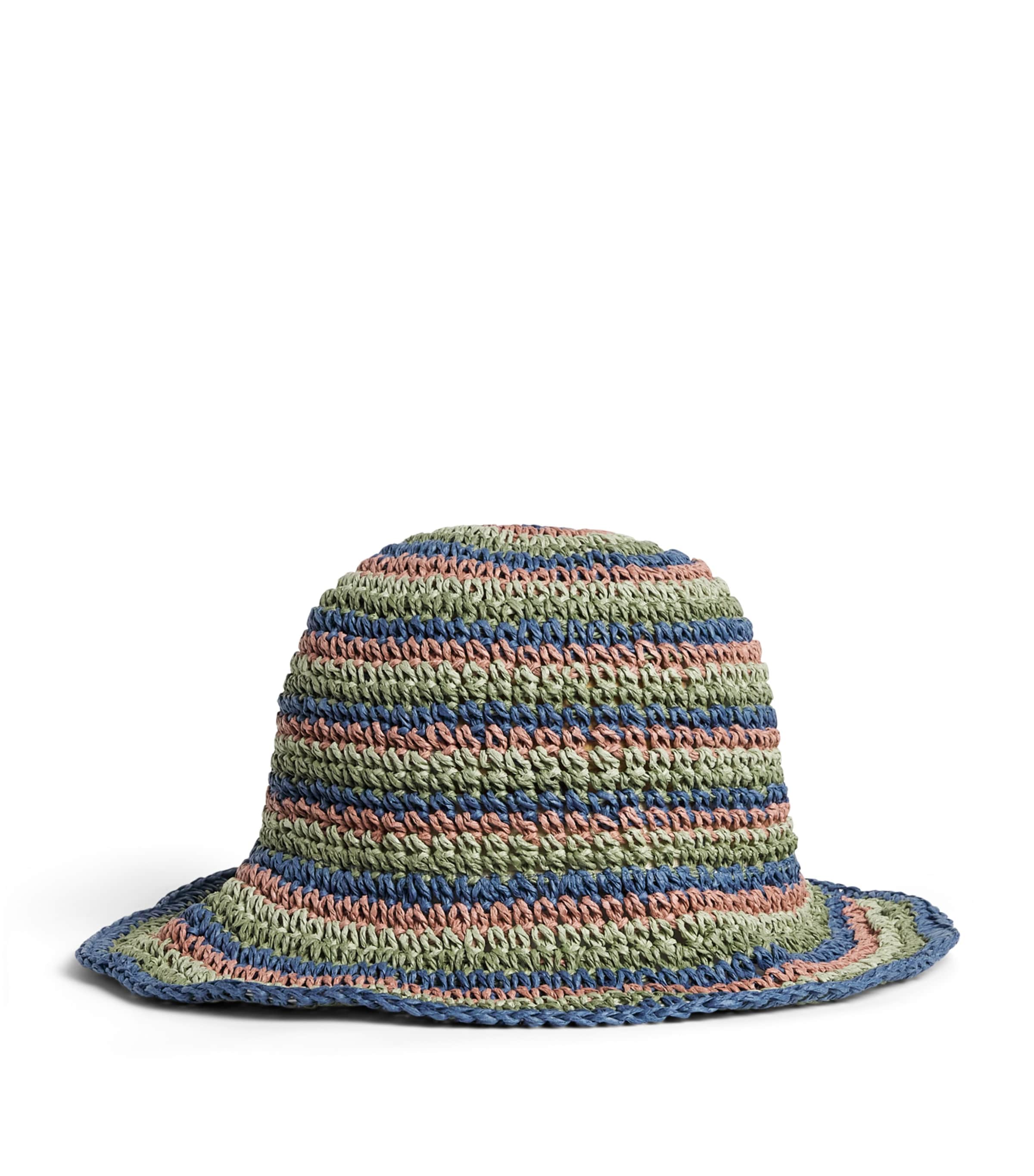 Missoni Crochet Stripe Bucket Hat