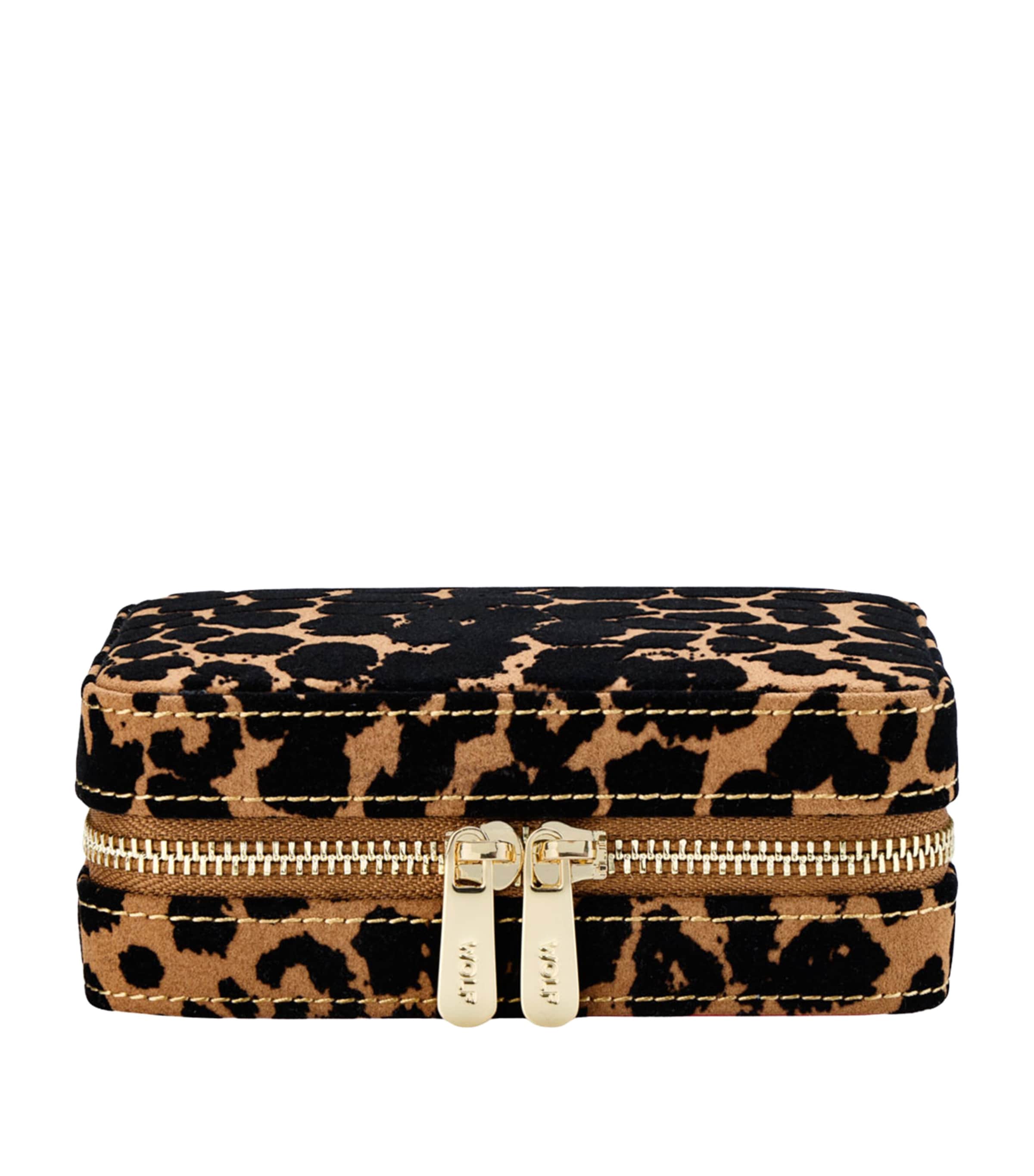 Nubuck Savanna Travel Jewellery Case