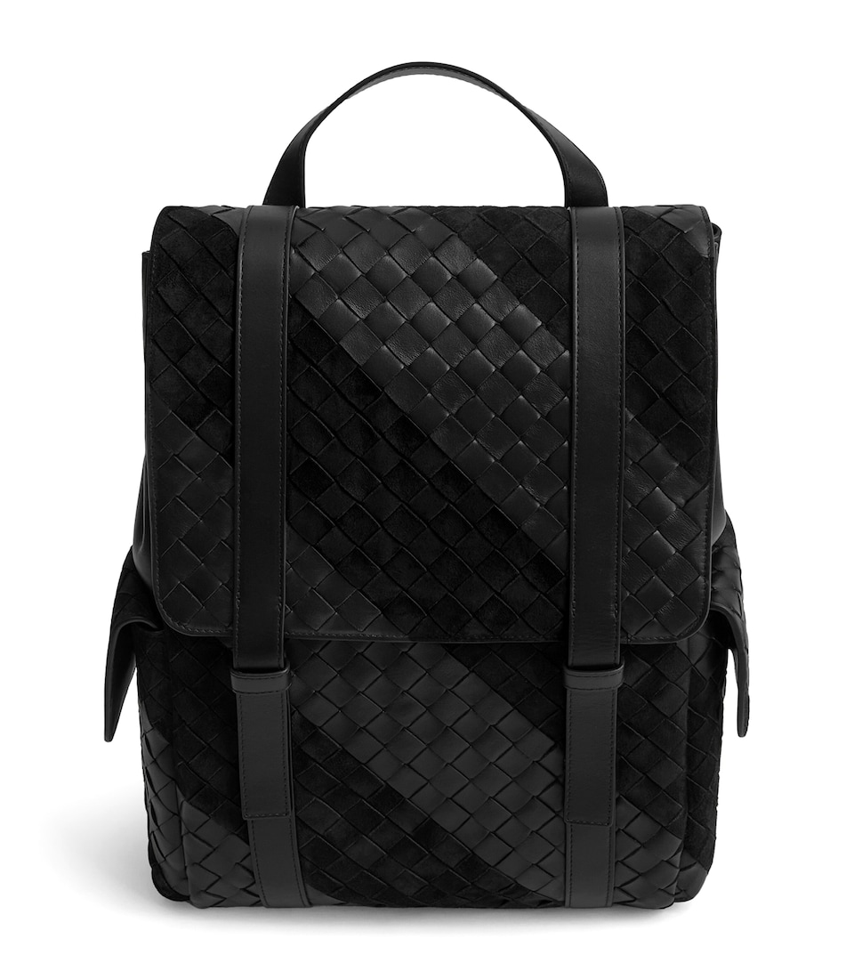 Bottega Veneta Leather Intrecciato Back-To-School Backpack