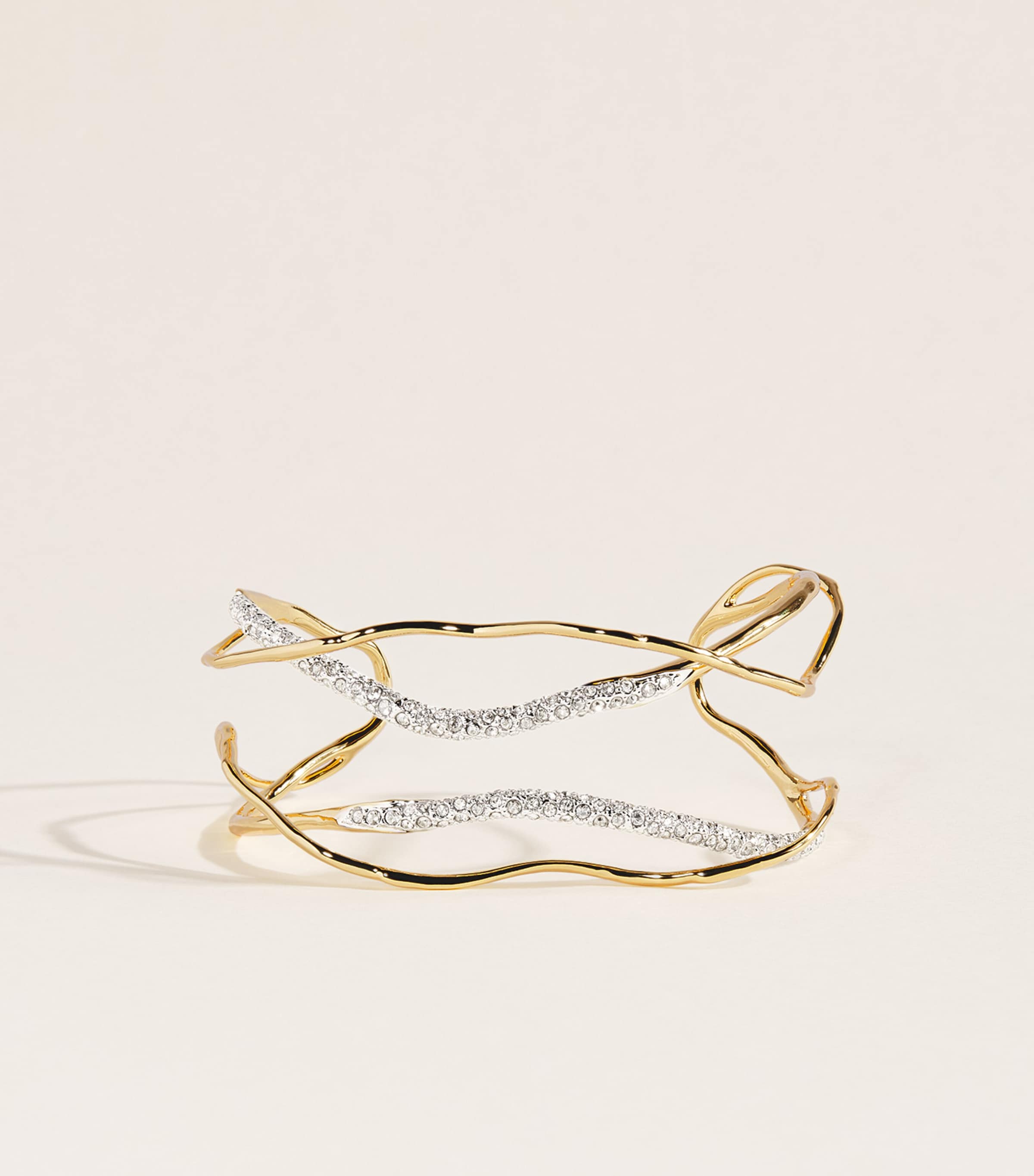 Alexis Bittar Gold-Plated Solanales Cuff Bracelet Gold