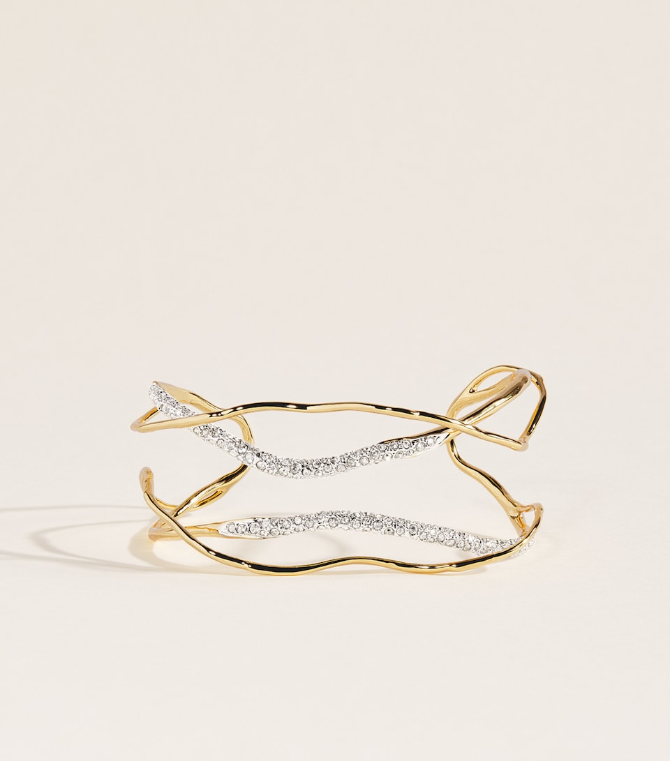 Alexis Bittar Gold-Plated Solanales Cuff Bracelet Gold