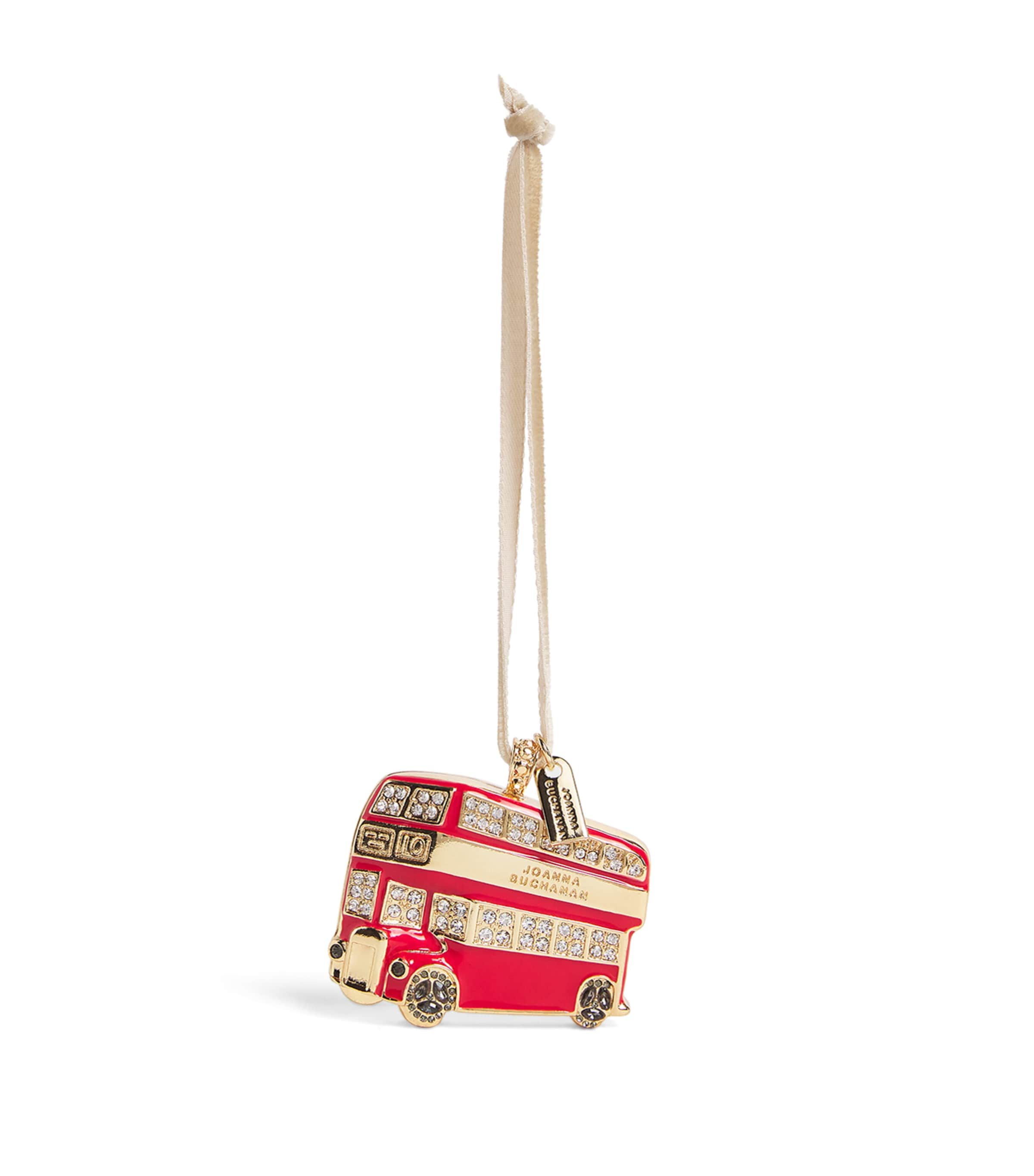 Joanna Buchanan Crystal-Embellished Bus Tree Decoration Red