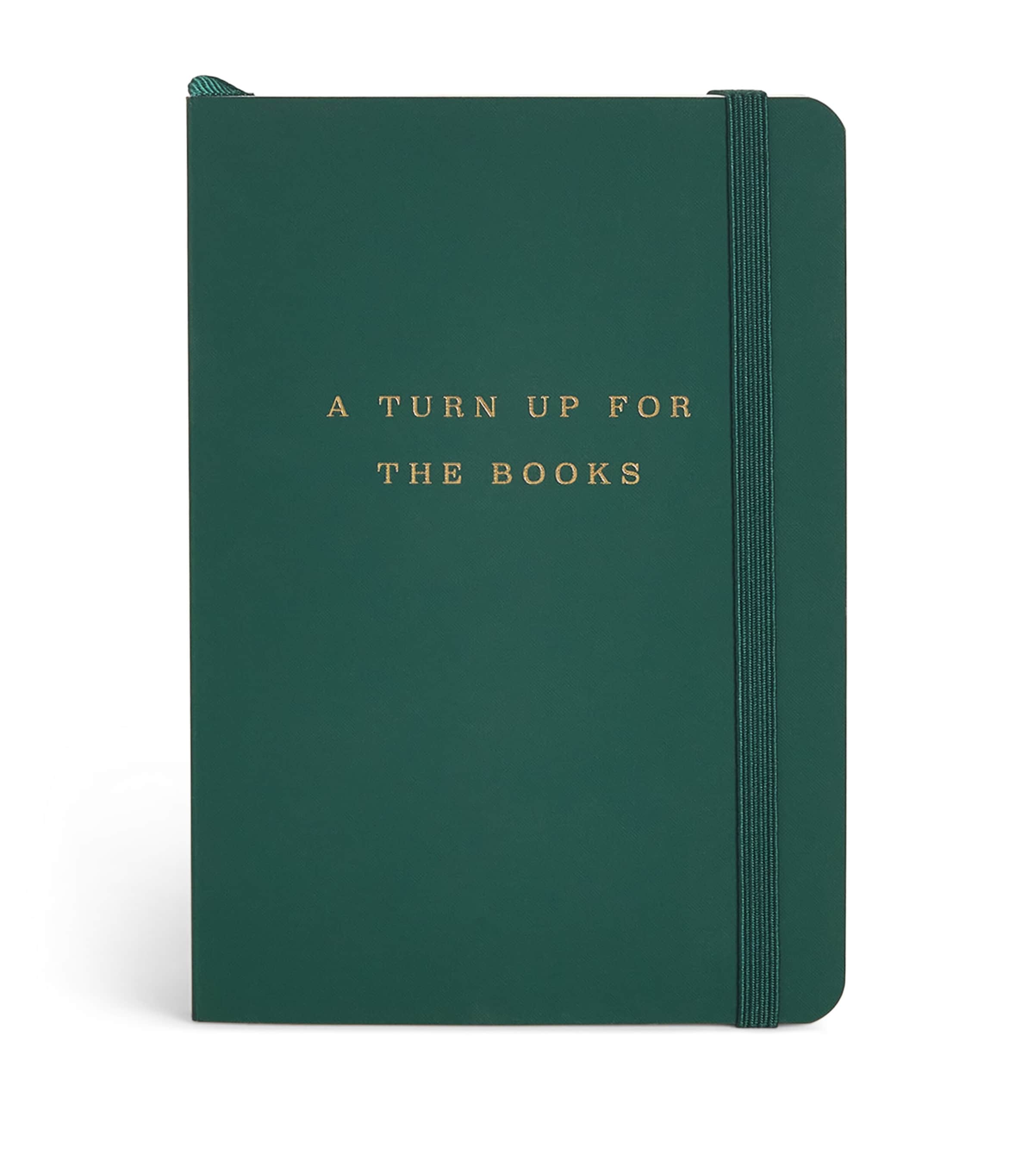Harrods Logo A6 Notebook Green
