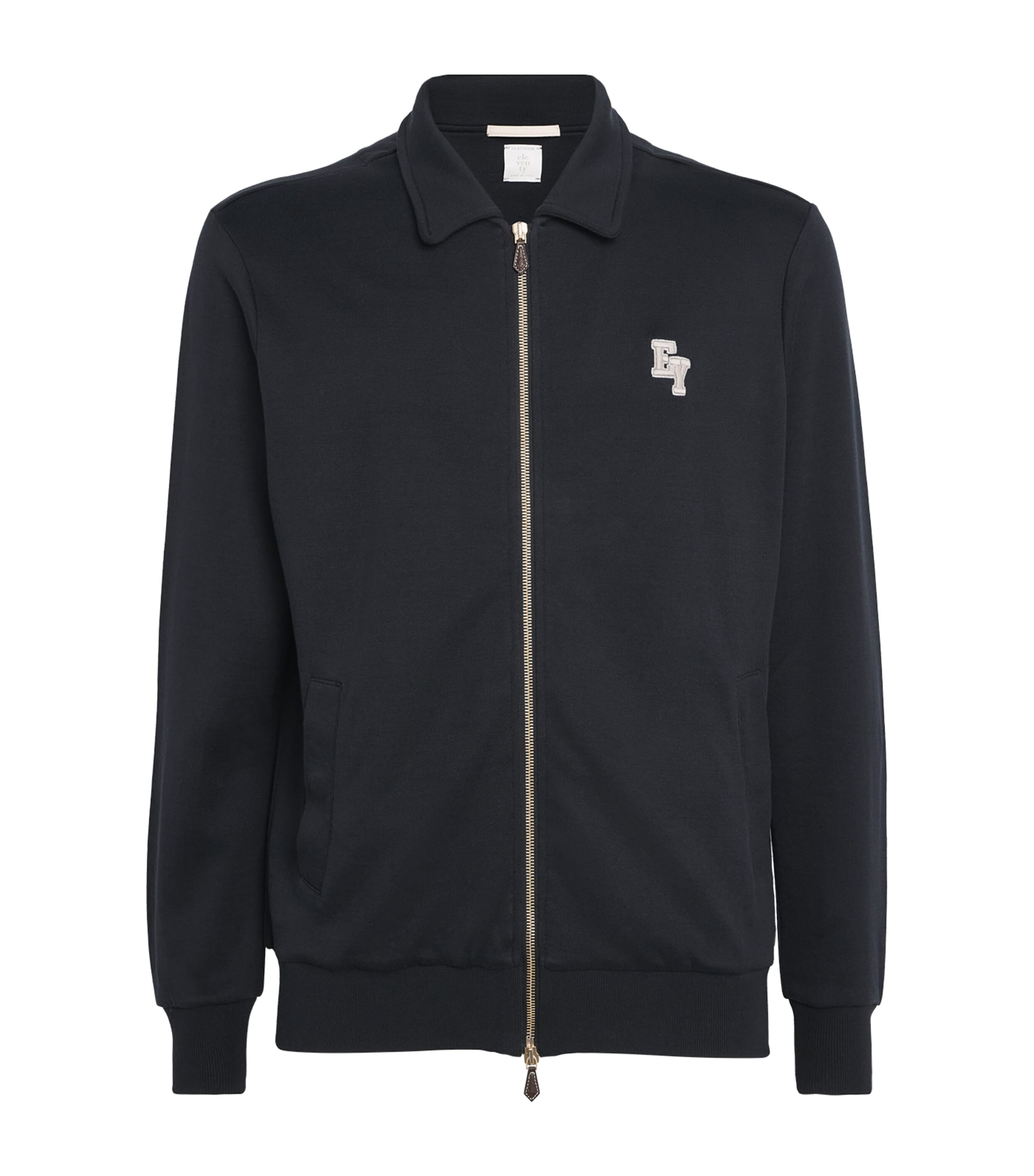 Cotton-Blend Logo Track Jacket
