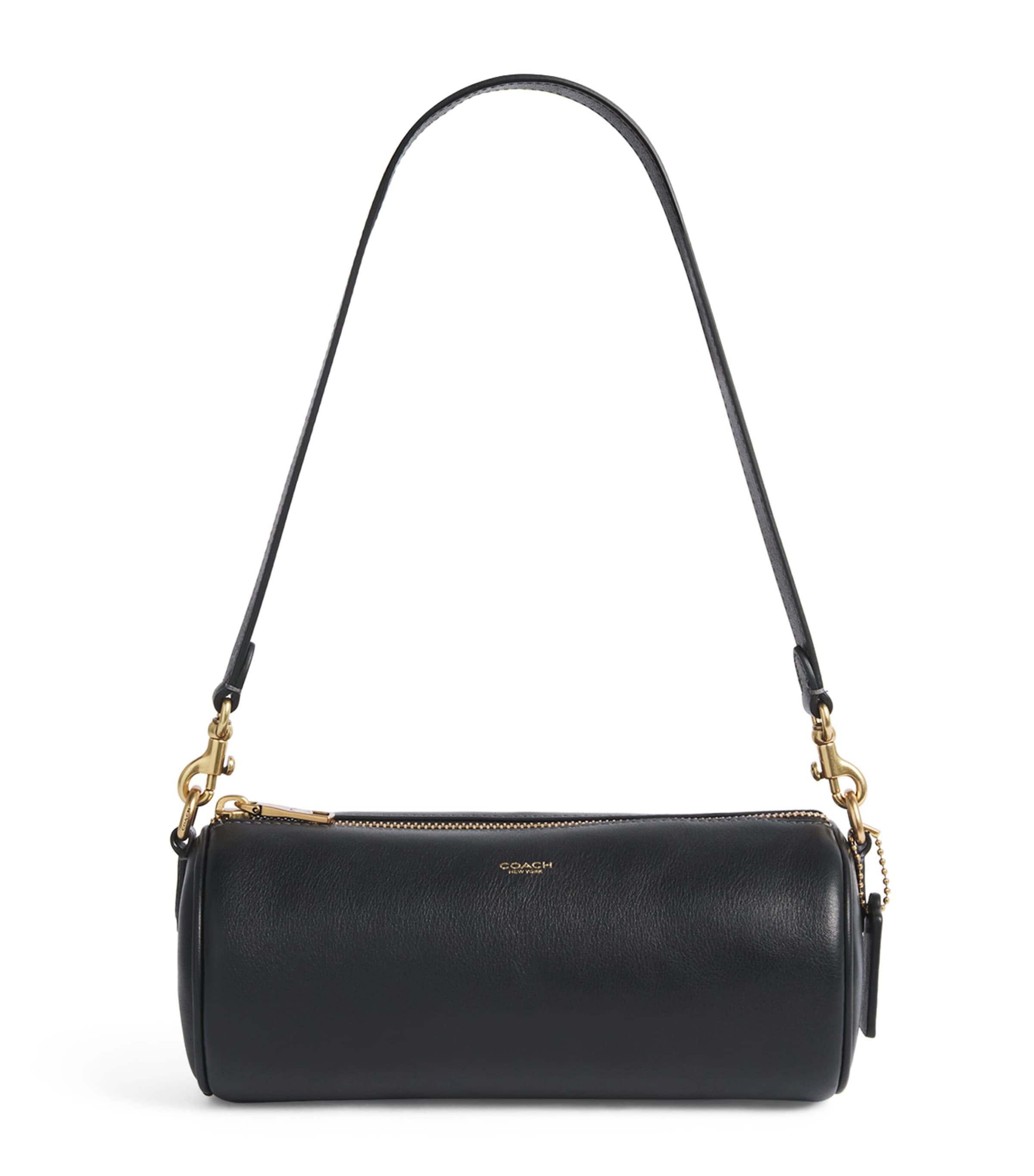 Coach Leather Barrel Shoulder Bag