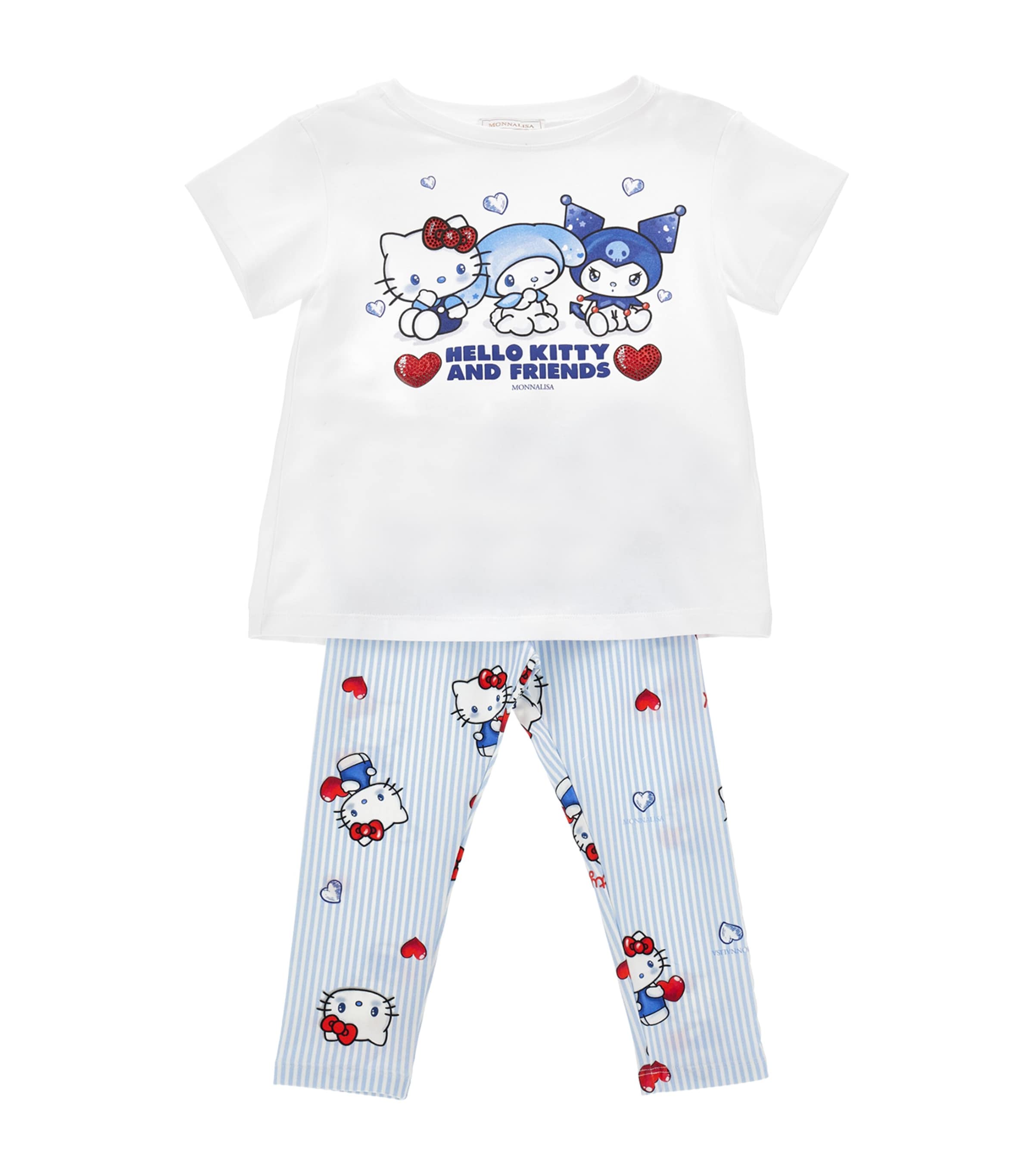 x Hello Kitty Stretch-Cotton Top and Leggings Set (2-12 Years)